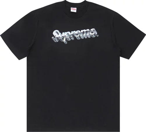 Supreme Chrome Logo T-Shirt Black