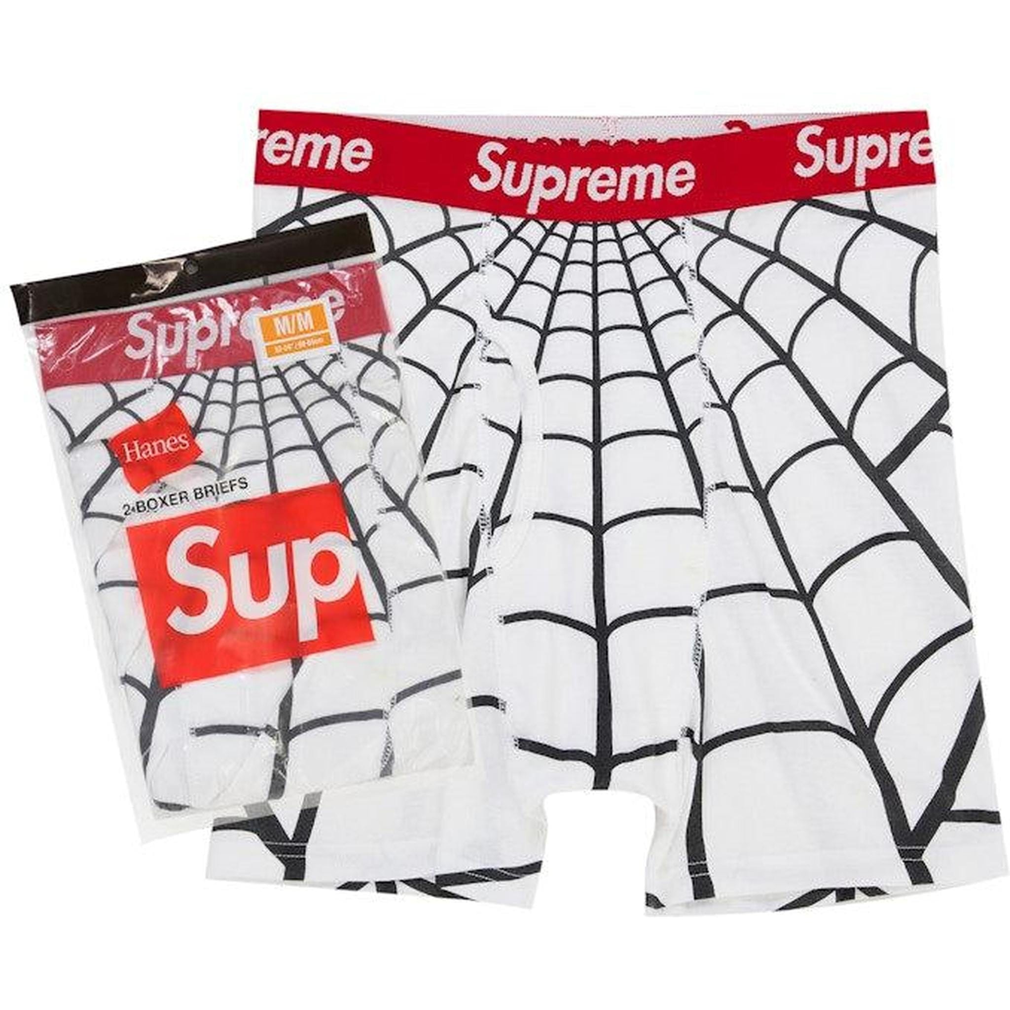 Supreme Hanes Spider - Man Boxer Briefs (2 Pack) White