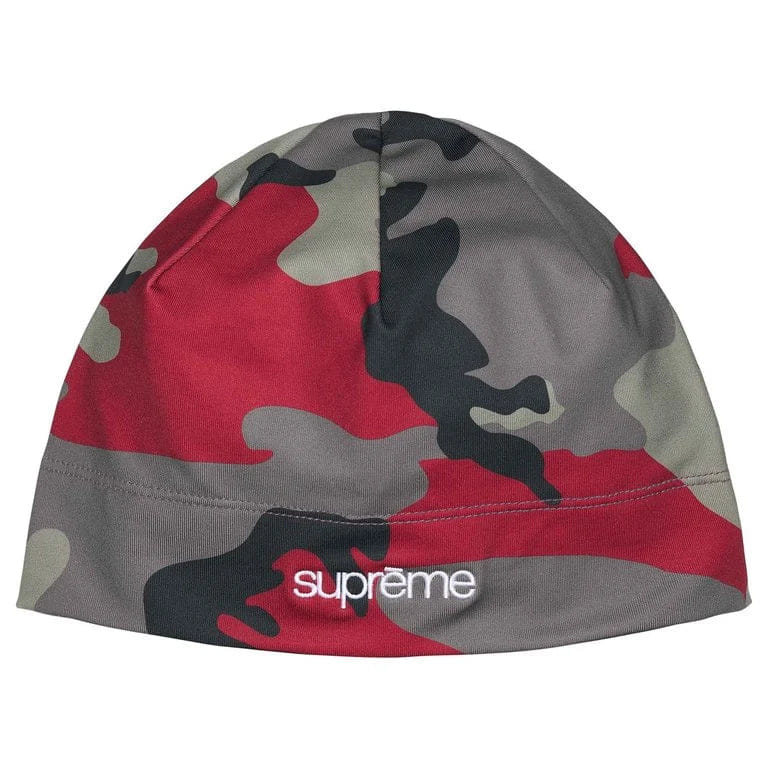 Supreme Base Layer Beanie (Scarlet Camo)