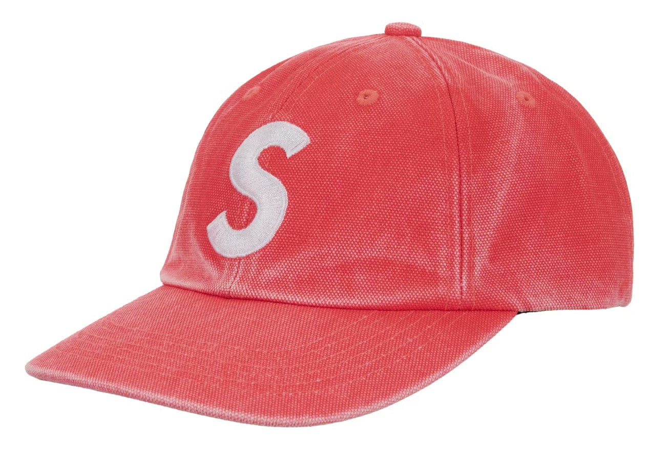 Supreme Pigment Coated Canvas S Logo 6 - Panel Orange