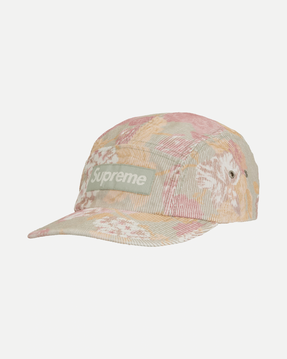 SUPREME SS24 CORDUROY POCKET CAMP CAP FLORAL
