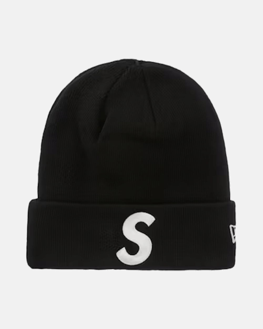 SUPREME FW23 NEW ERA S LOGO BEANIE BLACK