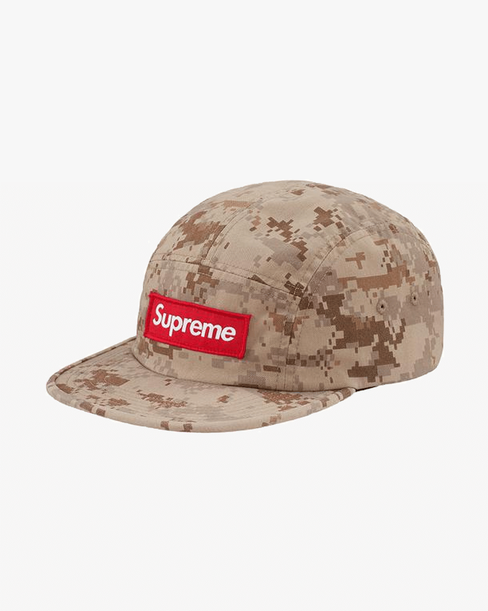 SUPREME FW17 DIGI CAMO CAMP CAP TAN