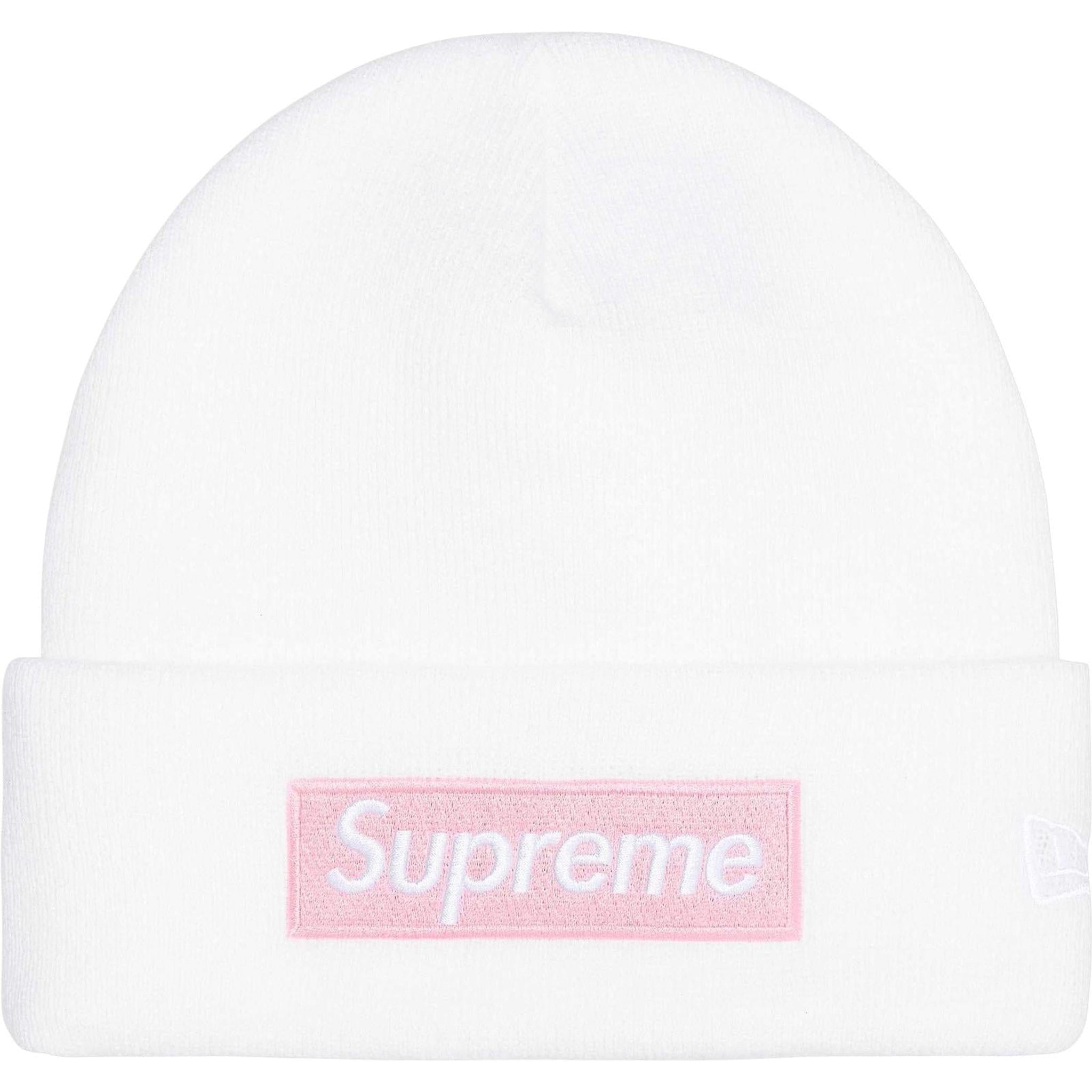 Supreme New Era Box Logo Beanie (FW25) White