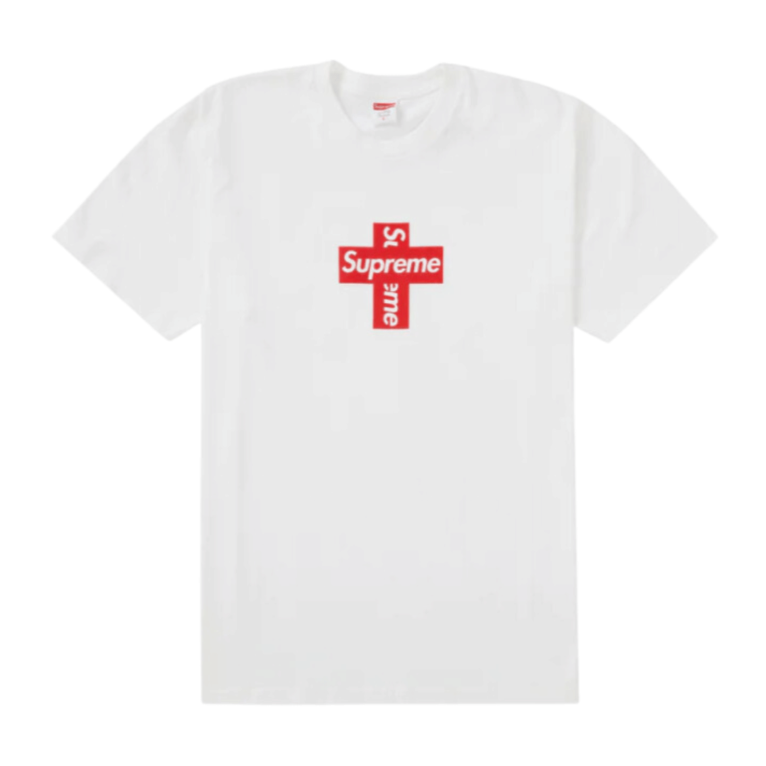 Supreme Cross Logo T-Shirt White | Buy Online India