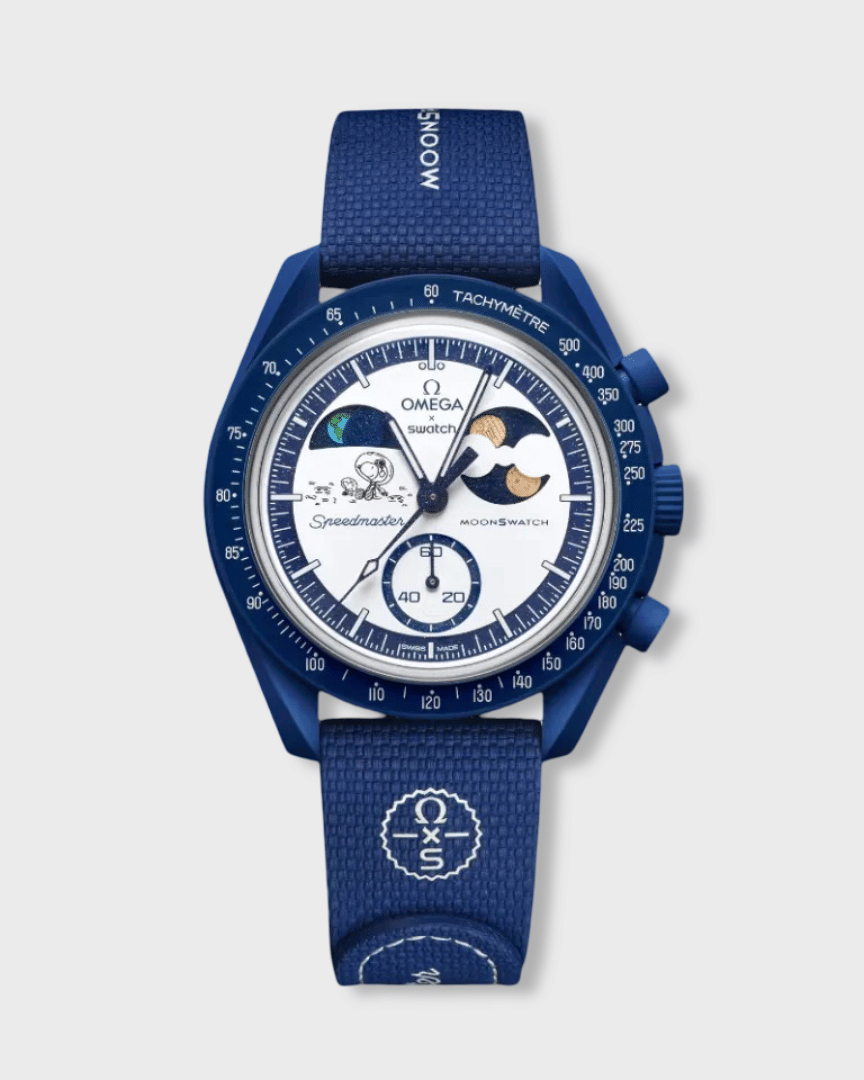 OMEGA Swatch x Omega Bioceramic Moonswatch Mission To Earthphase Moonshine Gold