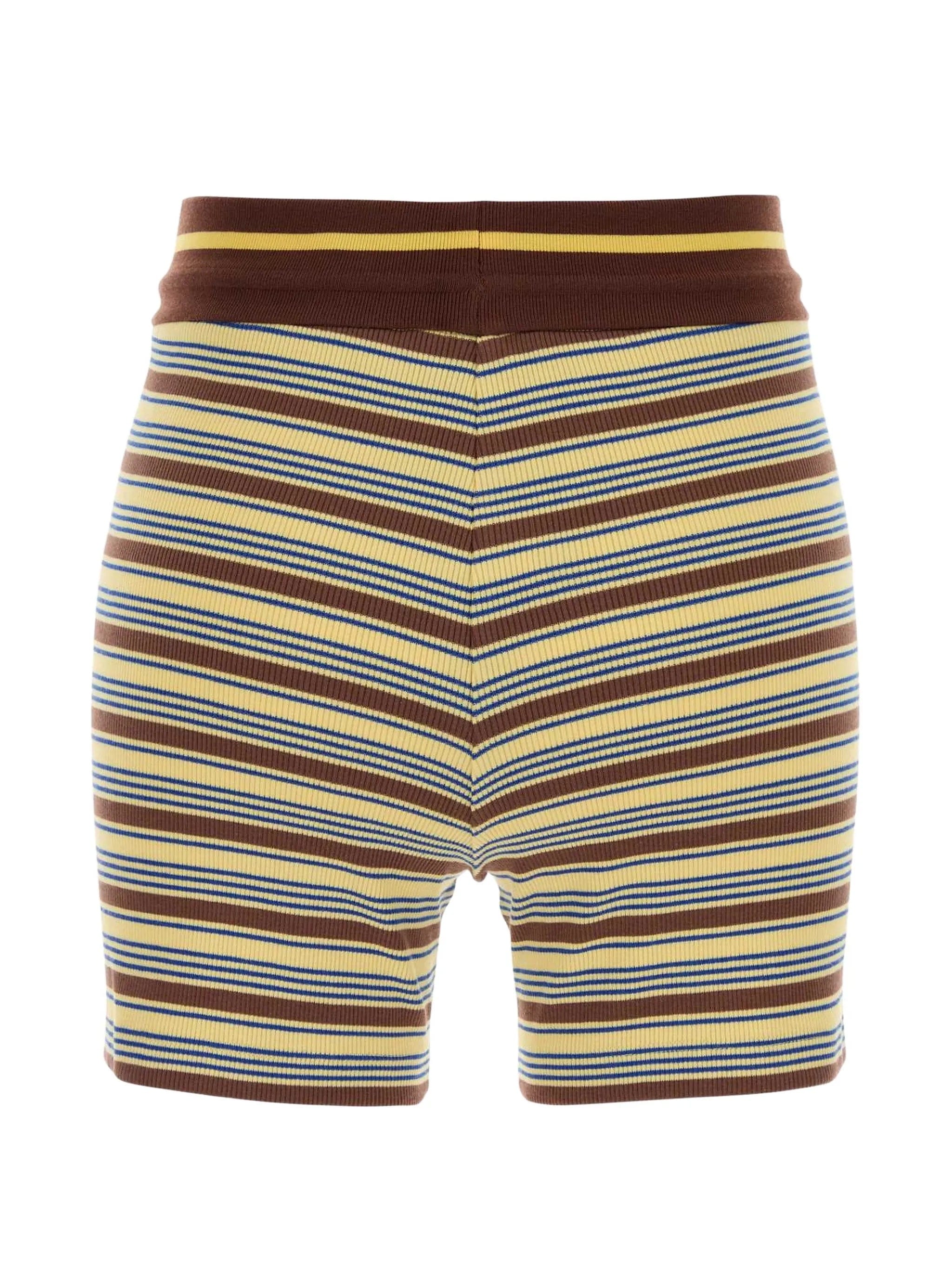 Fendi striped knit shorts