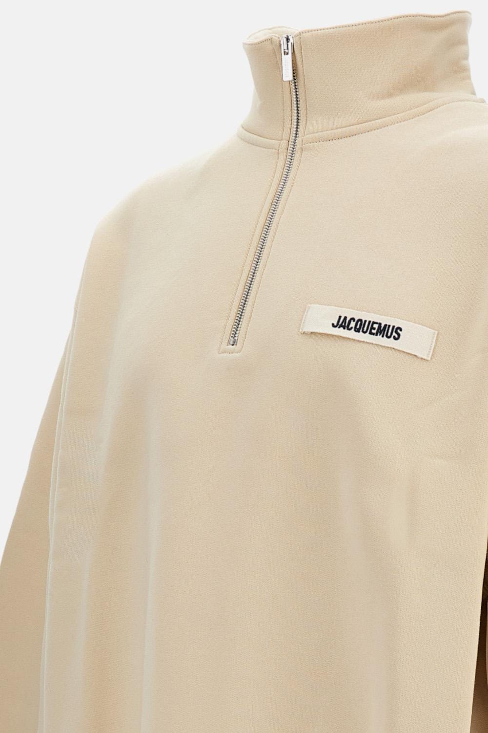 Jacquemus FELPA GROS GRAIN CON ZIP