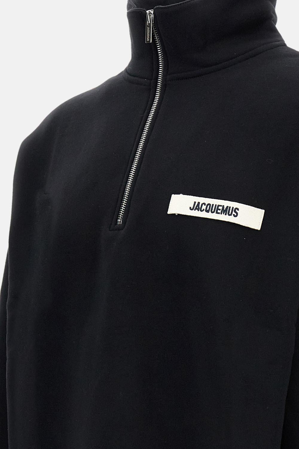 Jacquemus FELPA ZON ZIP LE CAMIONNEUR GROS GRAIN
