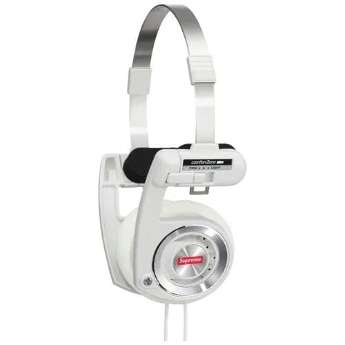 Supreme New York Koss PortaPro Headphones White