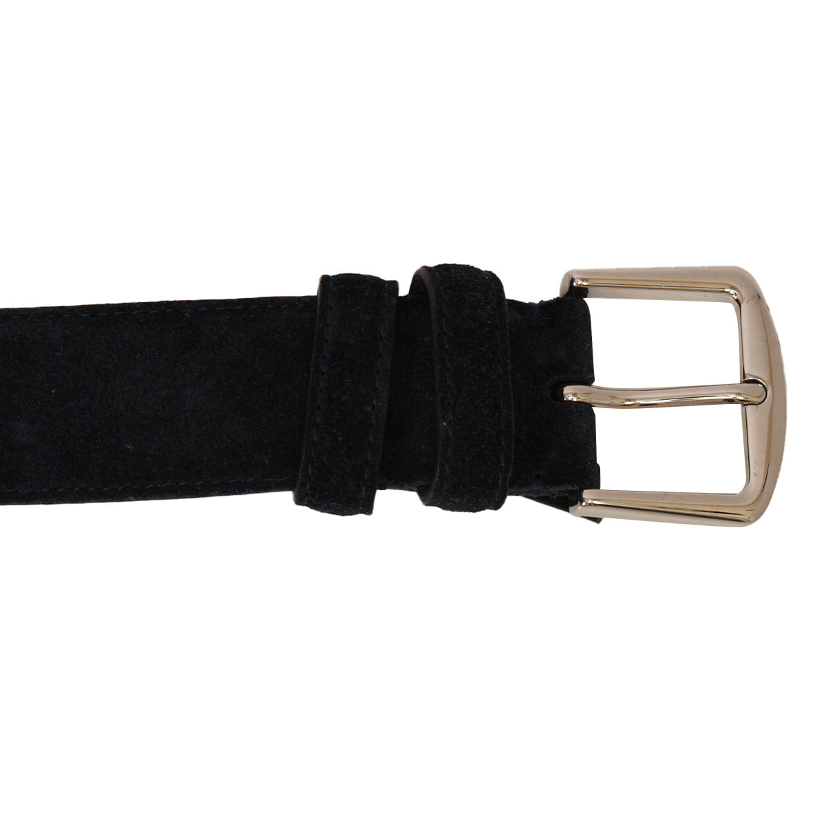 Loro Piana Men's Alsavel Belt - Classic Blue 95cms