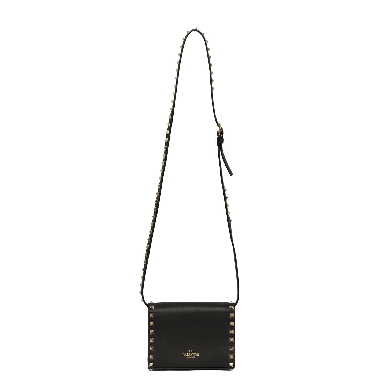 VALENTINO GARAVANI ROCKSTUD GRAINY CALFSKIN CROSSBODY BAG
