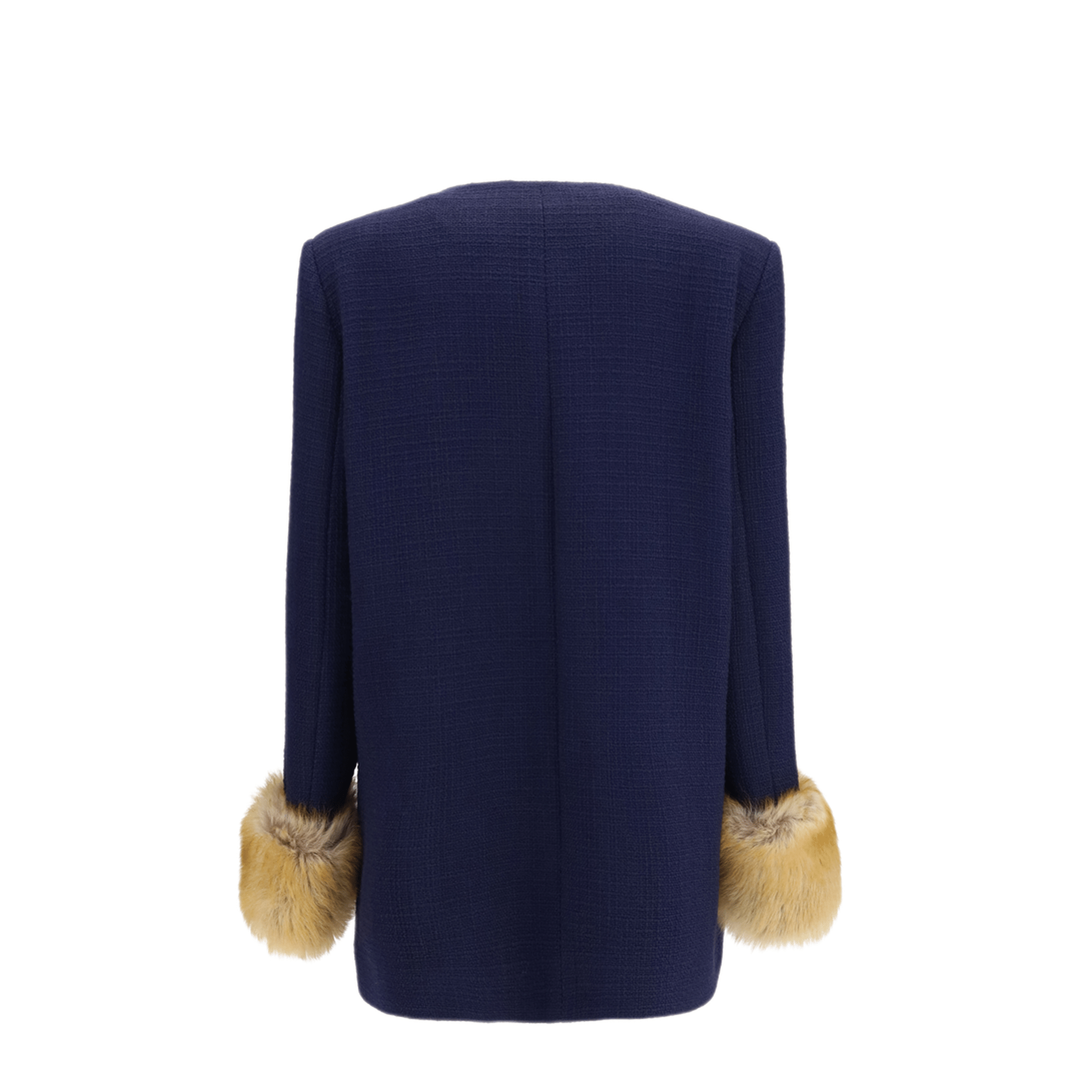 Valentino Wool Tweed Caban Coat