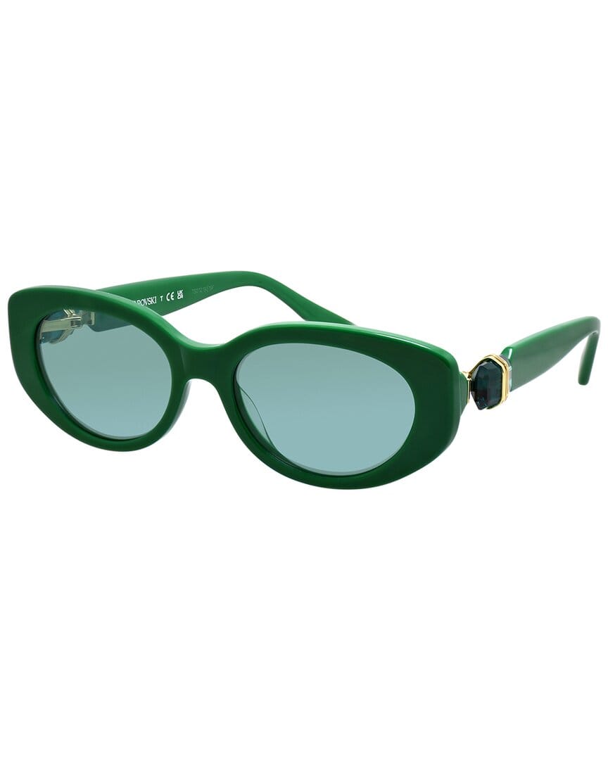 Swarovski Women's Sk6002 53 mm Sunglasses