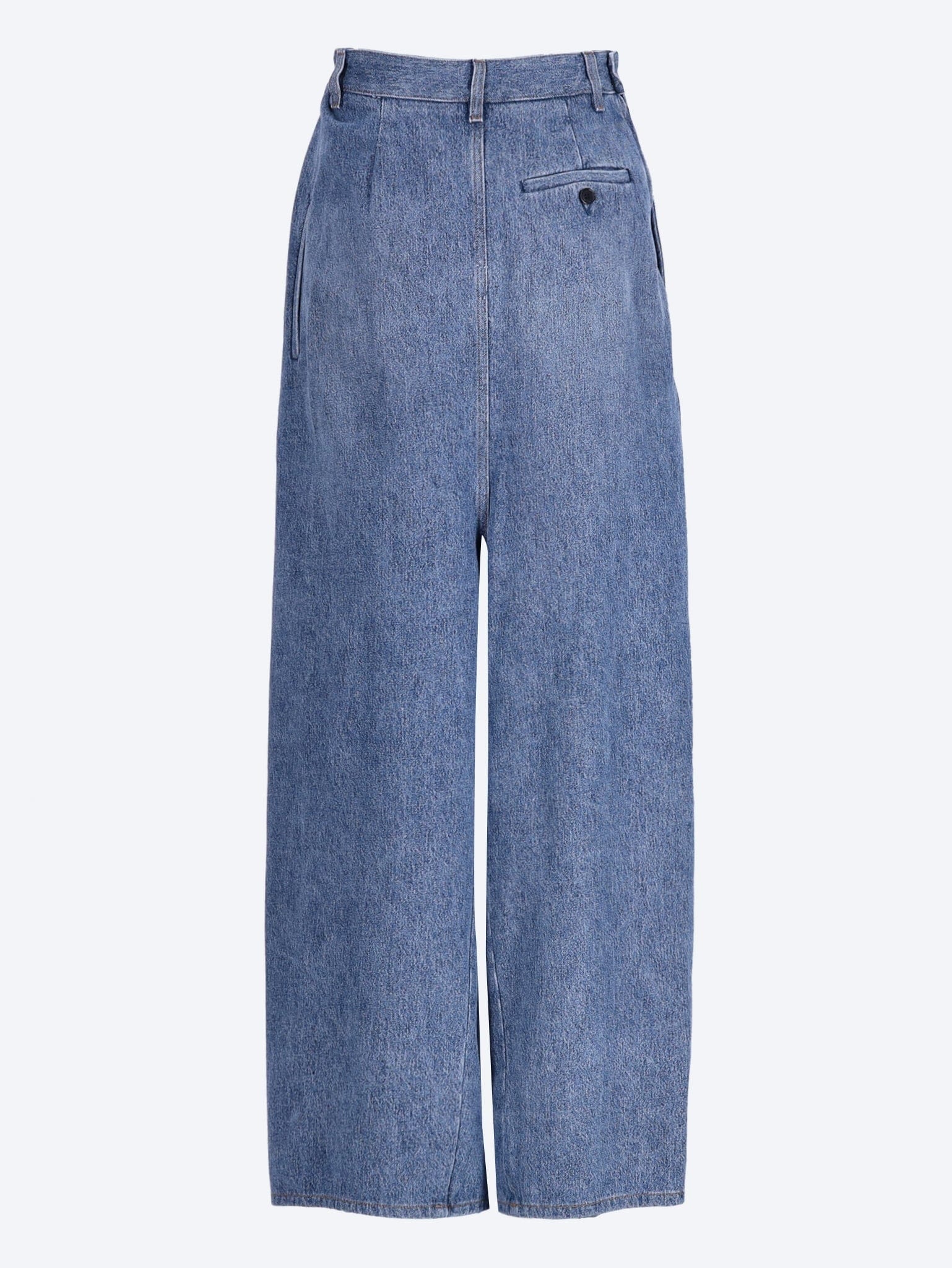 Loewe Cotton draped jeans