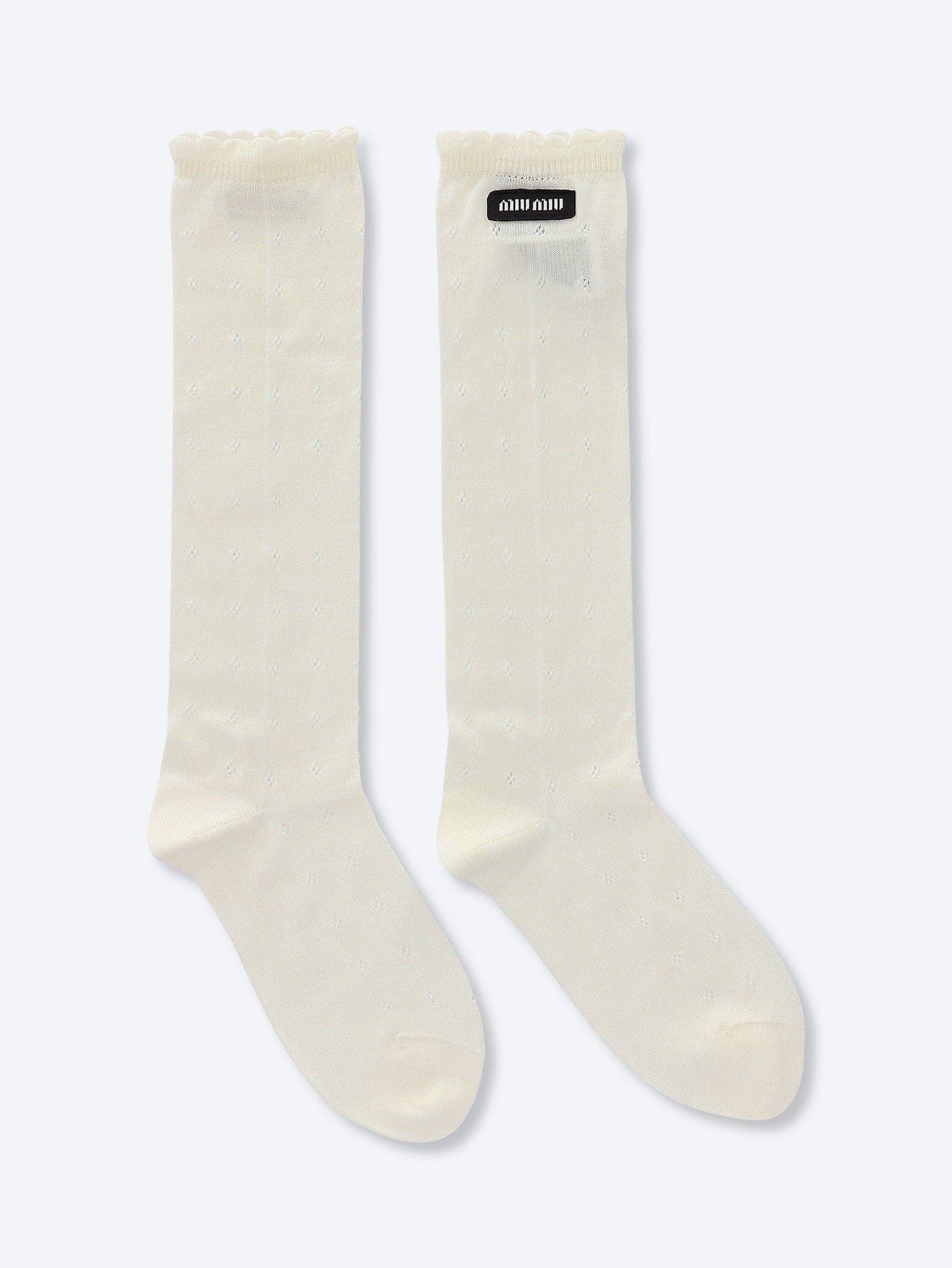 MIU MIU Sea island cotton socks