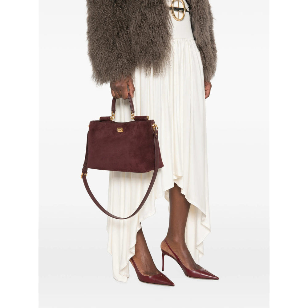 Dolce & Gabbana Red Tote Bags Women