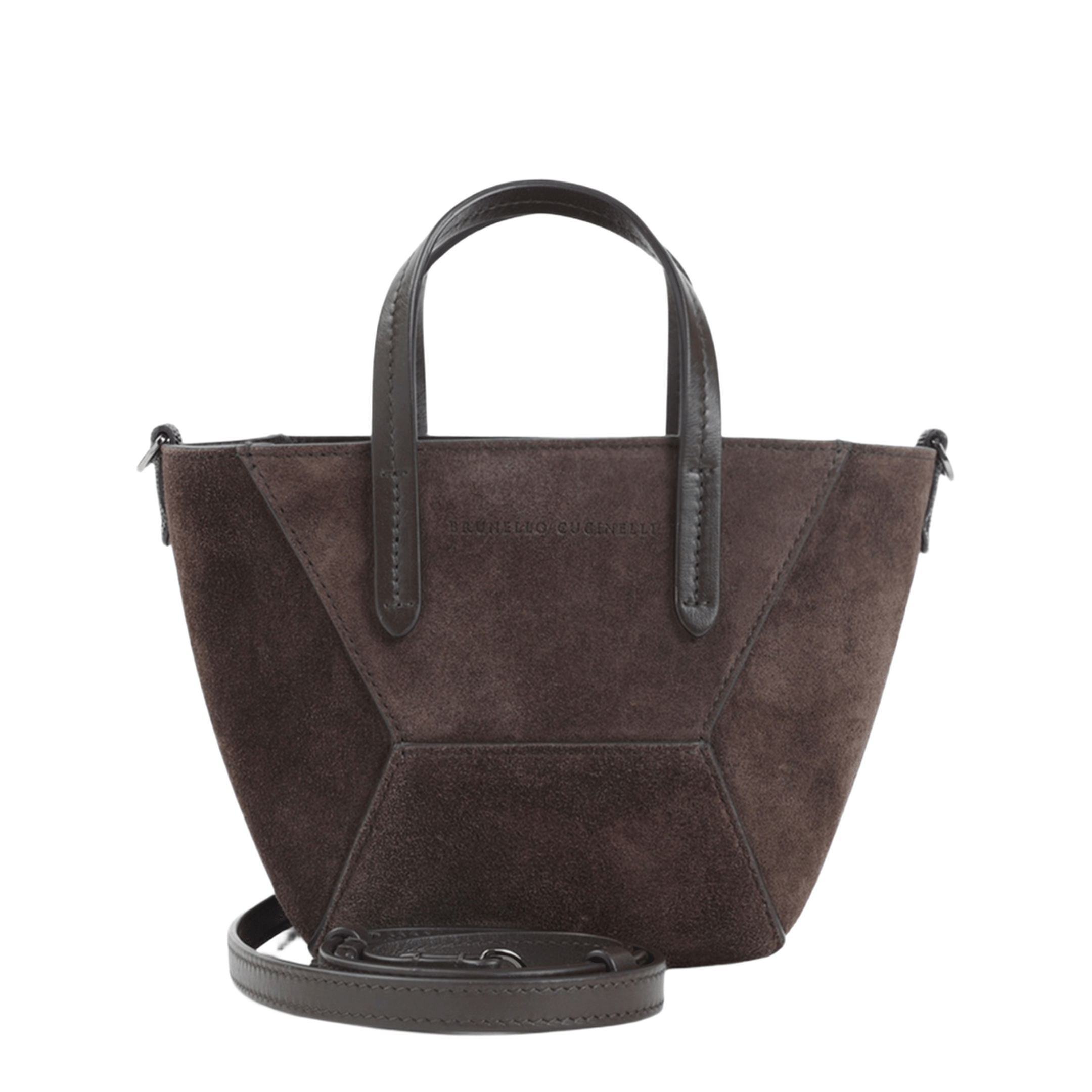 Brunello Cucinelli Leather Shoulder Bag - Brown
