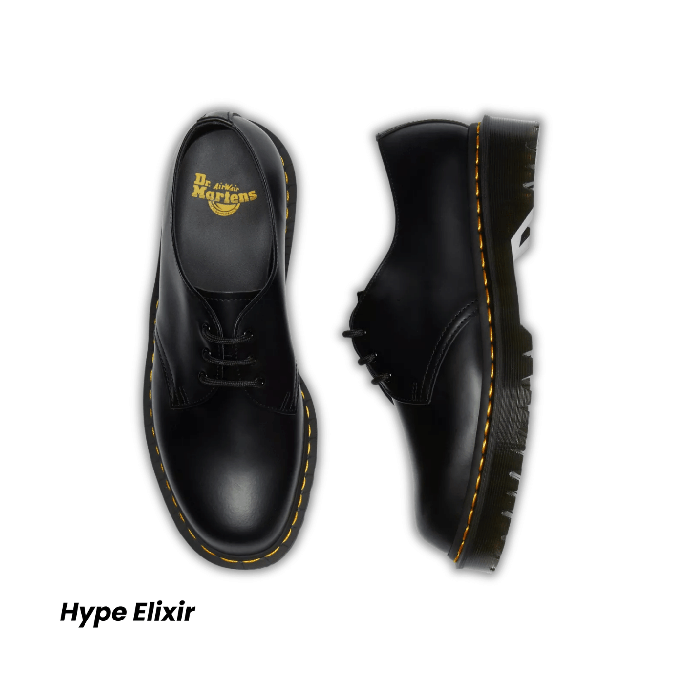 Dr Martens 1461 Bex Smooth Leather Oxford Shoes Black
