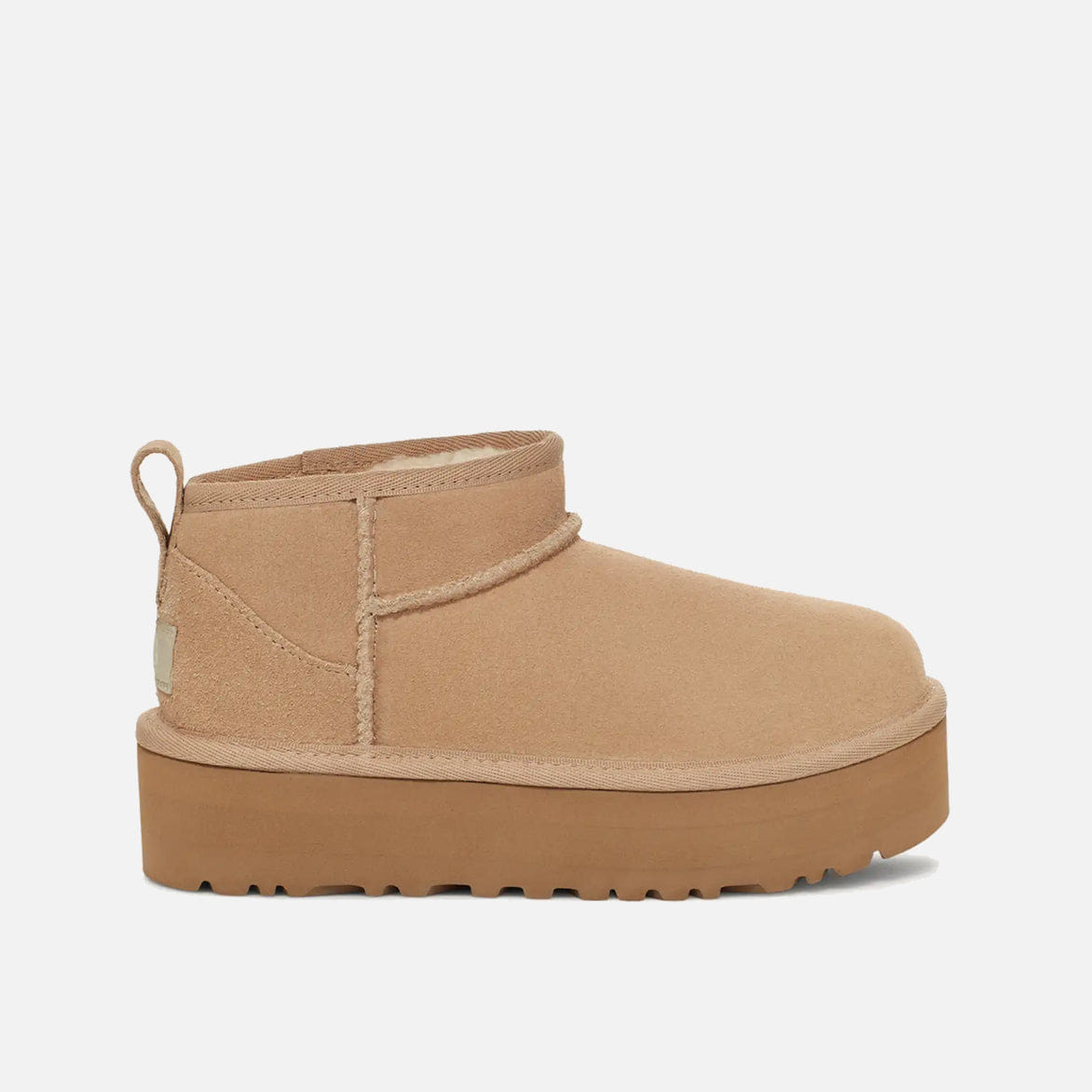 UGG KIDS CLASSIC ULTRA MINI PLATFORM - SAND