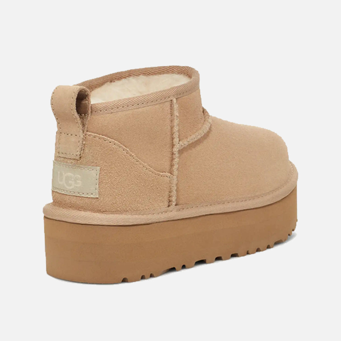 UGG KIDS CLASSIC ULTRA MINI PLATFORM - SAND