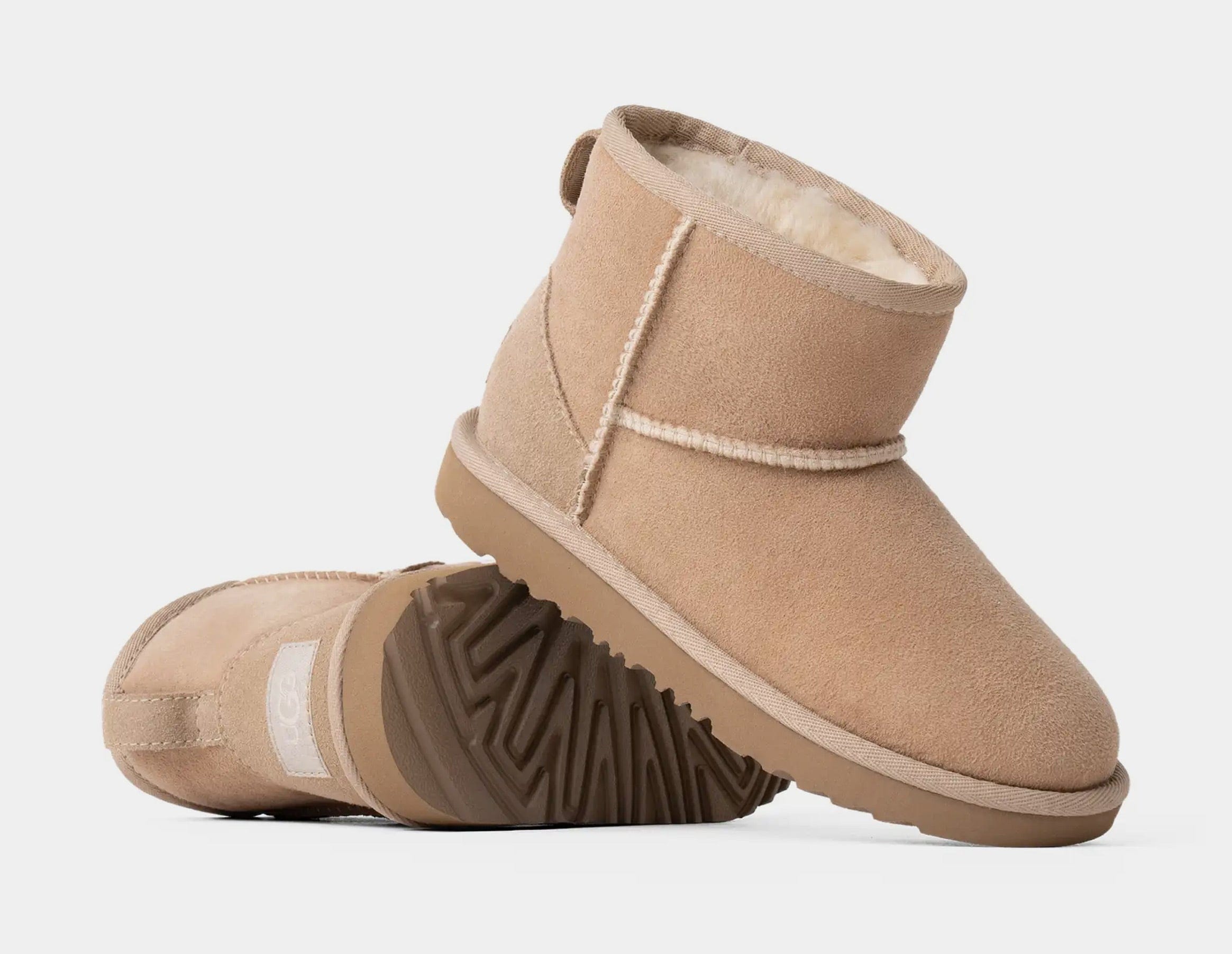 UGG Classic Mini II Grade School Boots (Sand/Beige)