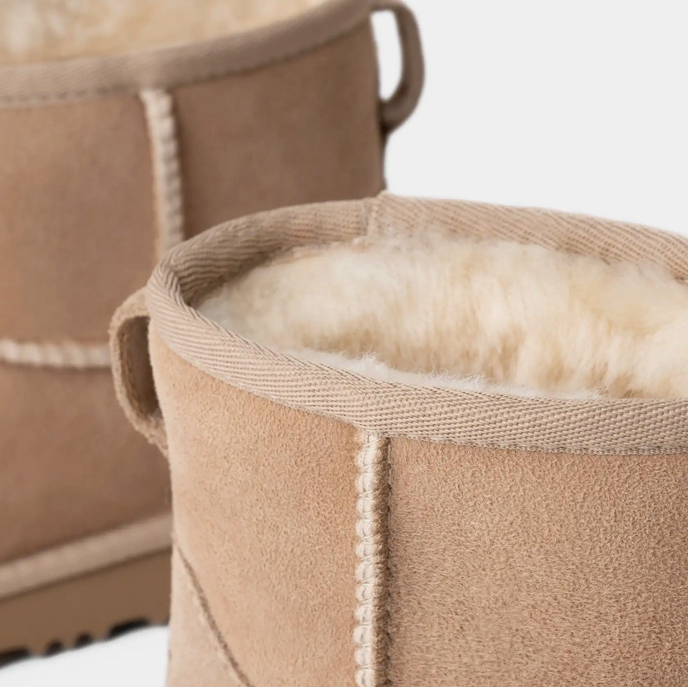 UGG Classic Mini II Grade School Boots (Sand/Beige)