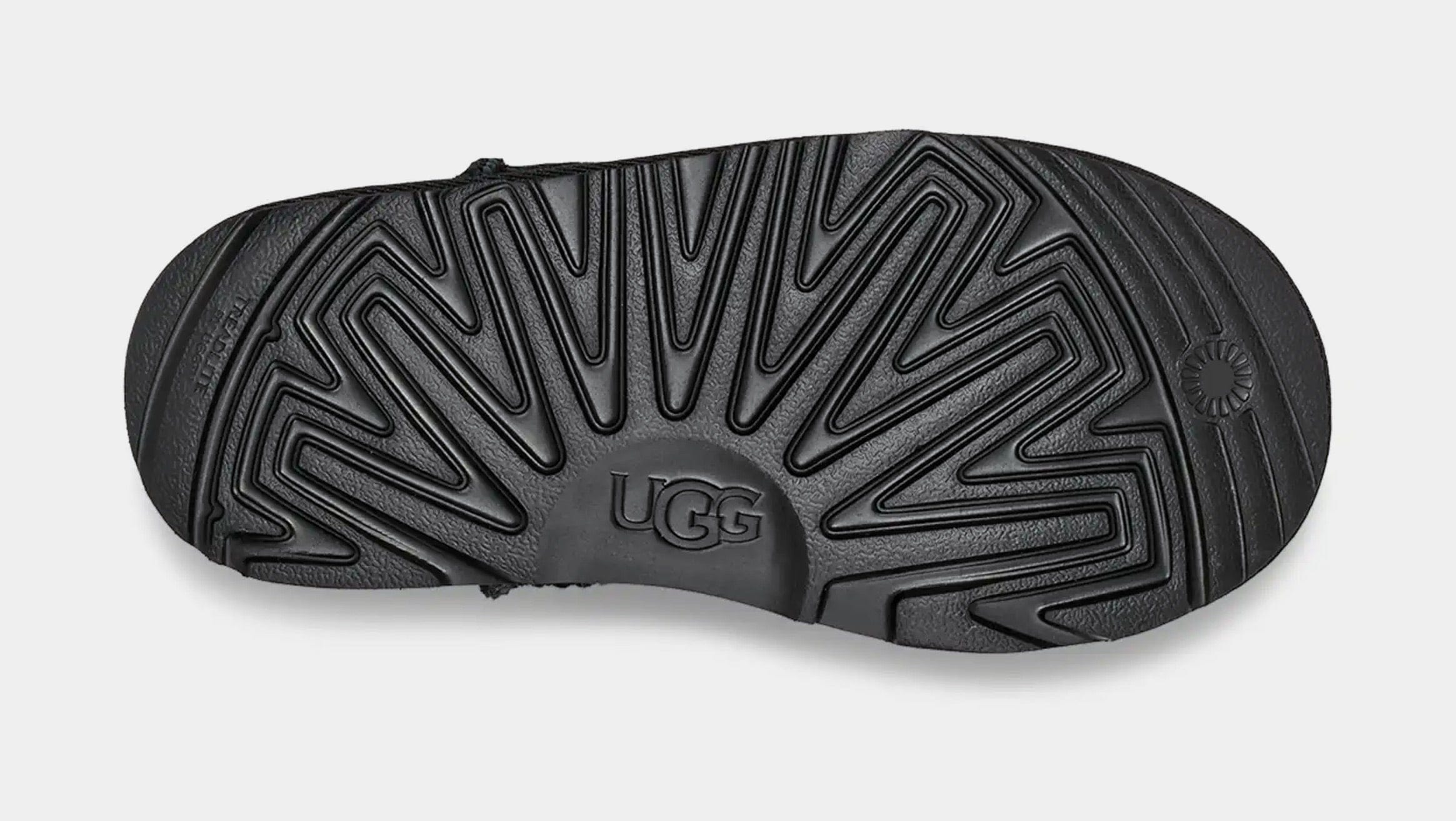UGG Classic Ultra Mini Grade School Boots (Black)