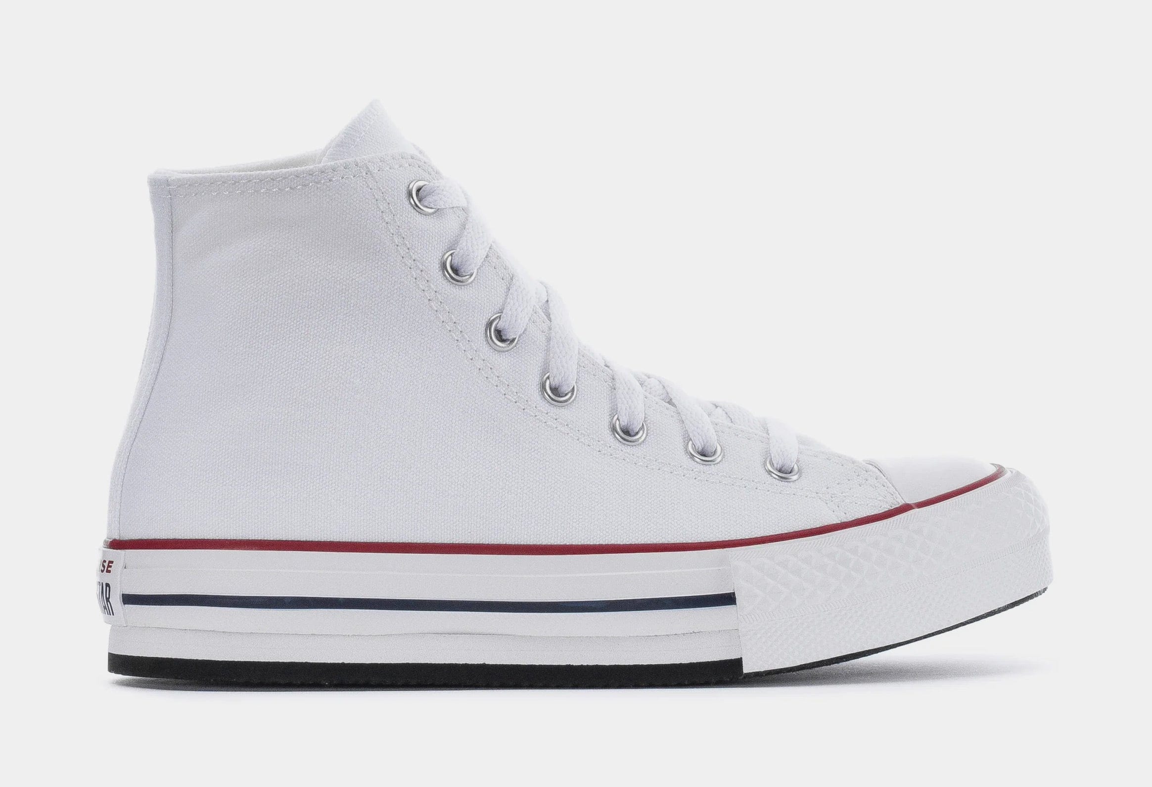 Converse Chuck Taylor All Star Lift Platform Preschool Lifestyle Shoes (White)