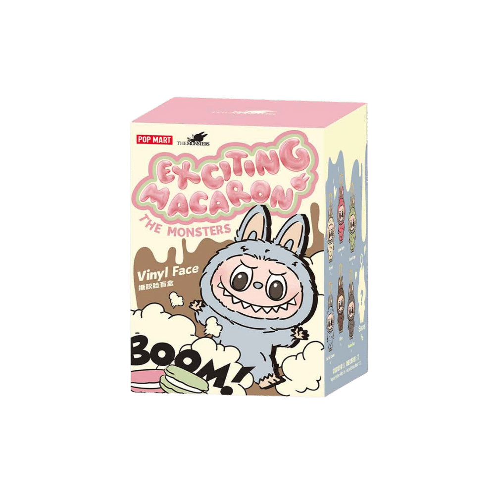 Pop Mart Labubu The Monsters Tasty Macarons Vinyl Face Sealed Case (Single Blind Box)