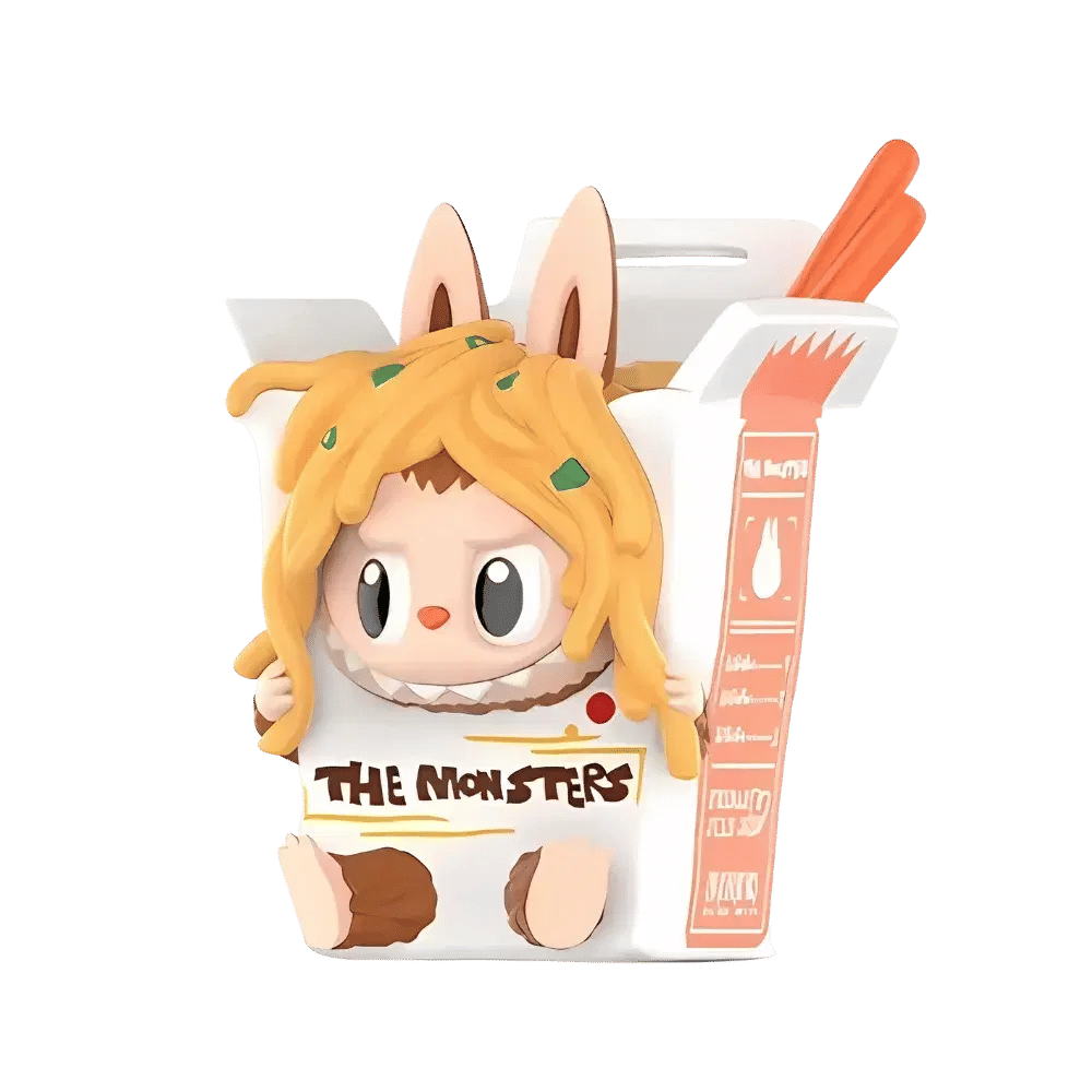 Pop Mart Labubu The Monsters Wacky Mart Series Chow Mein Figure