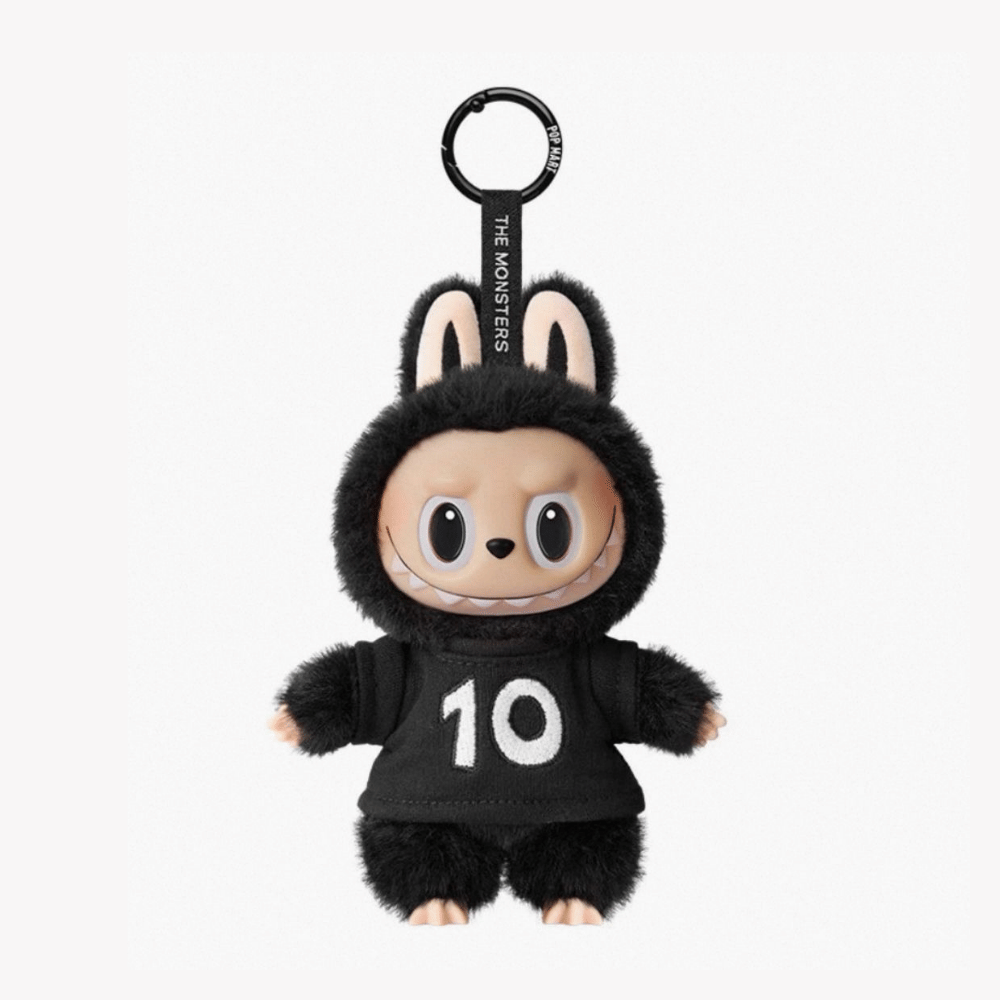 POP MART LABUBU 10周年上海展會限定 搪膠毛絨吊卡