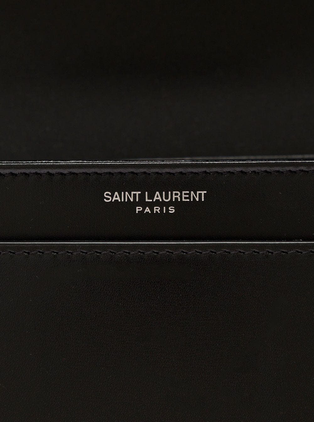 Saint Laurent Men Cassandre Black Messenger Bag With Cassandre Detail In Smooth Leather Men