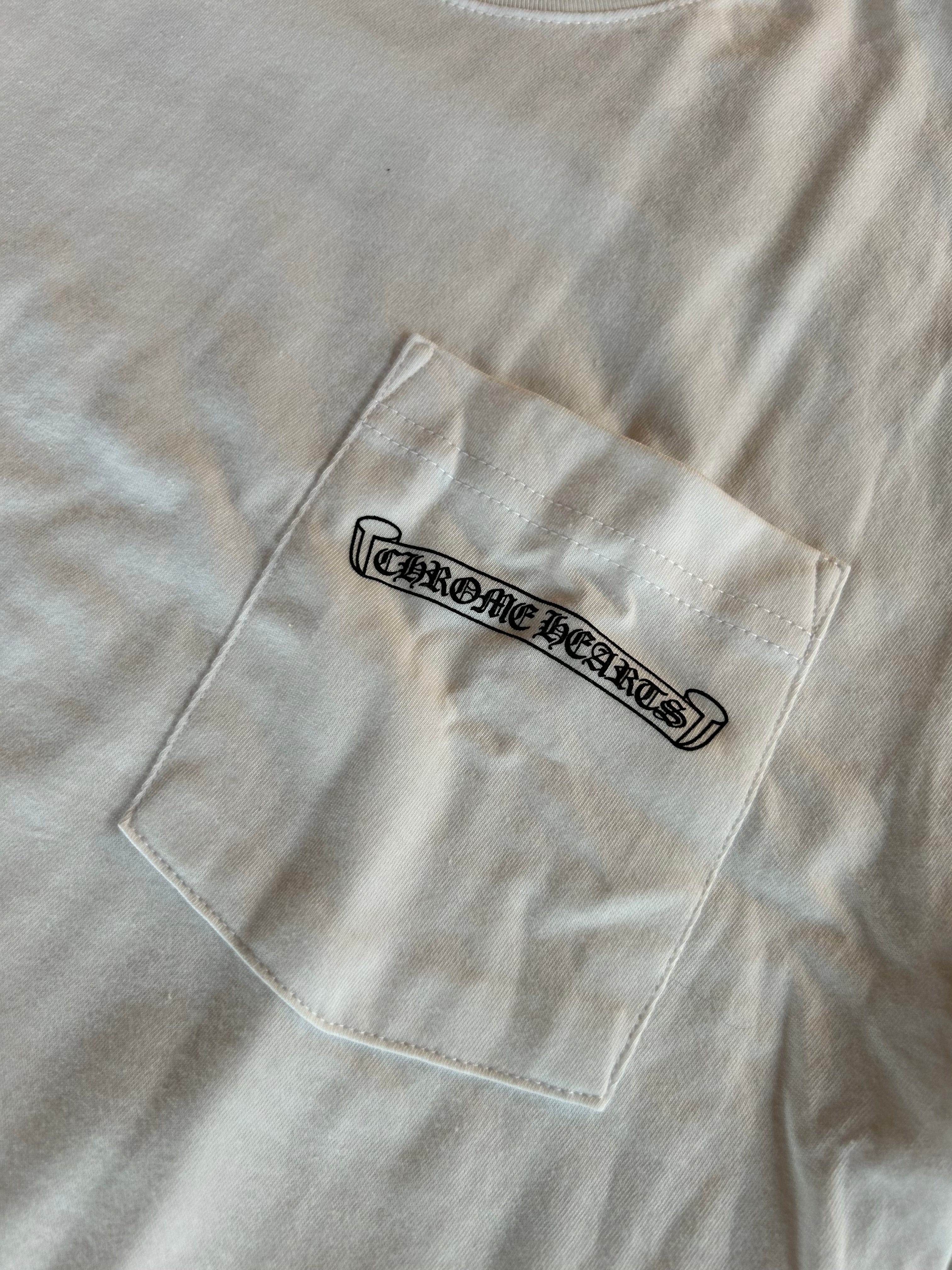 Chrome Hearts T - shirt Chrome Hearts Pocket Crew White USA