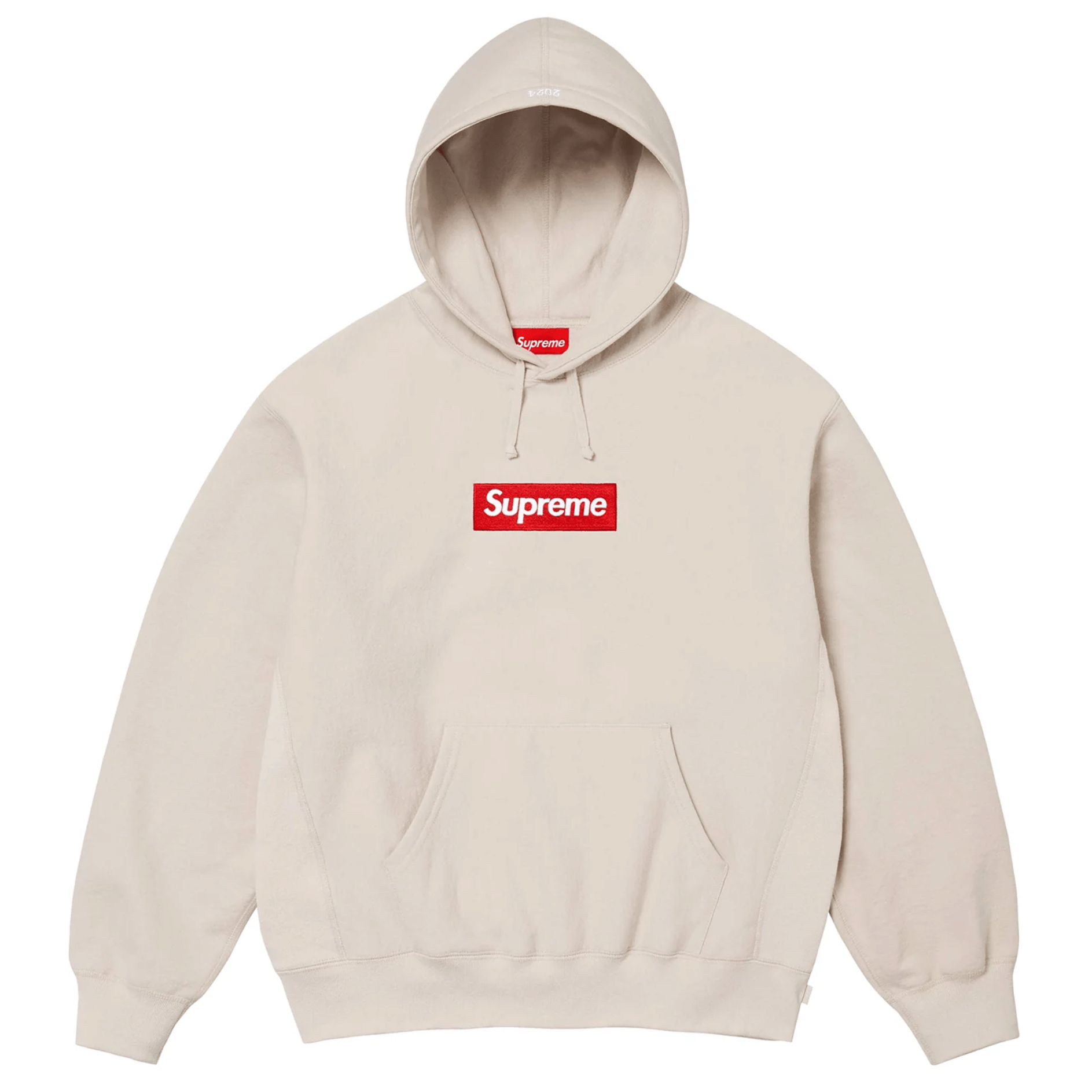 Supreme Box Logo Hooded Sweatshirt Stone (FW24)