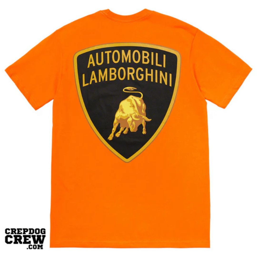Supreme Automobili Lamborghini T-Shirt Orange