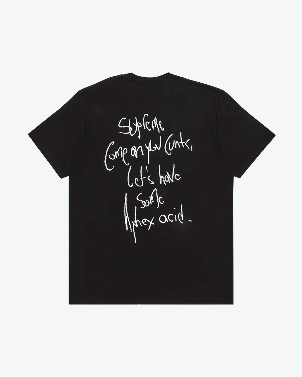 SUPREME x APHEX TWIN SS25 WINDOWLICKER BLACK T-Shirt