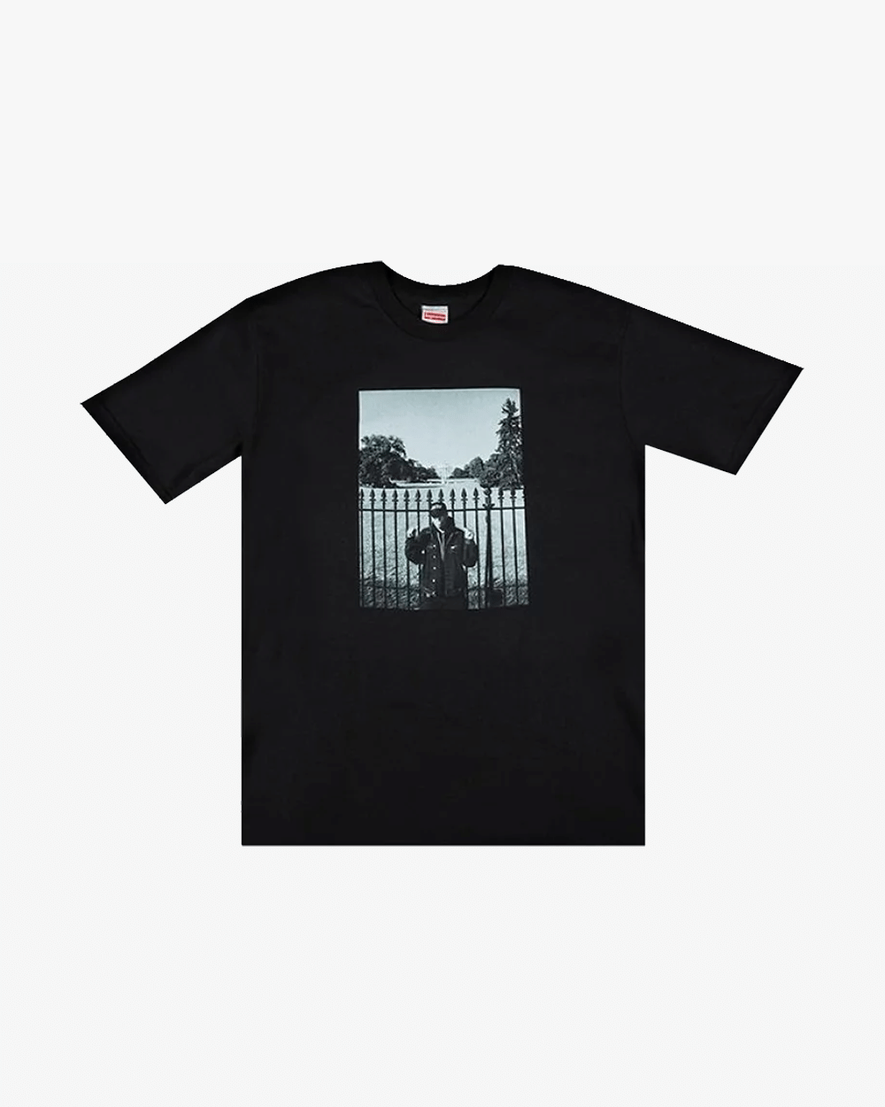 SUPREME x UNDERCOVER SS18 PUBLIC ENEMY WHITE HOUSE BLACK T-Shirt
