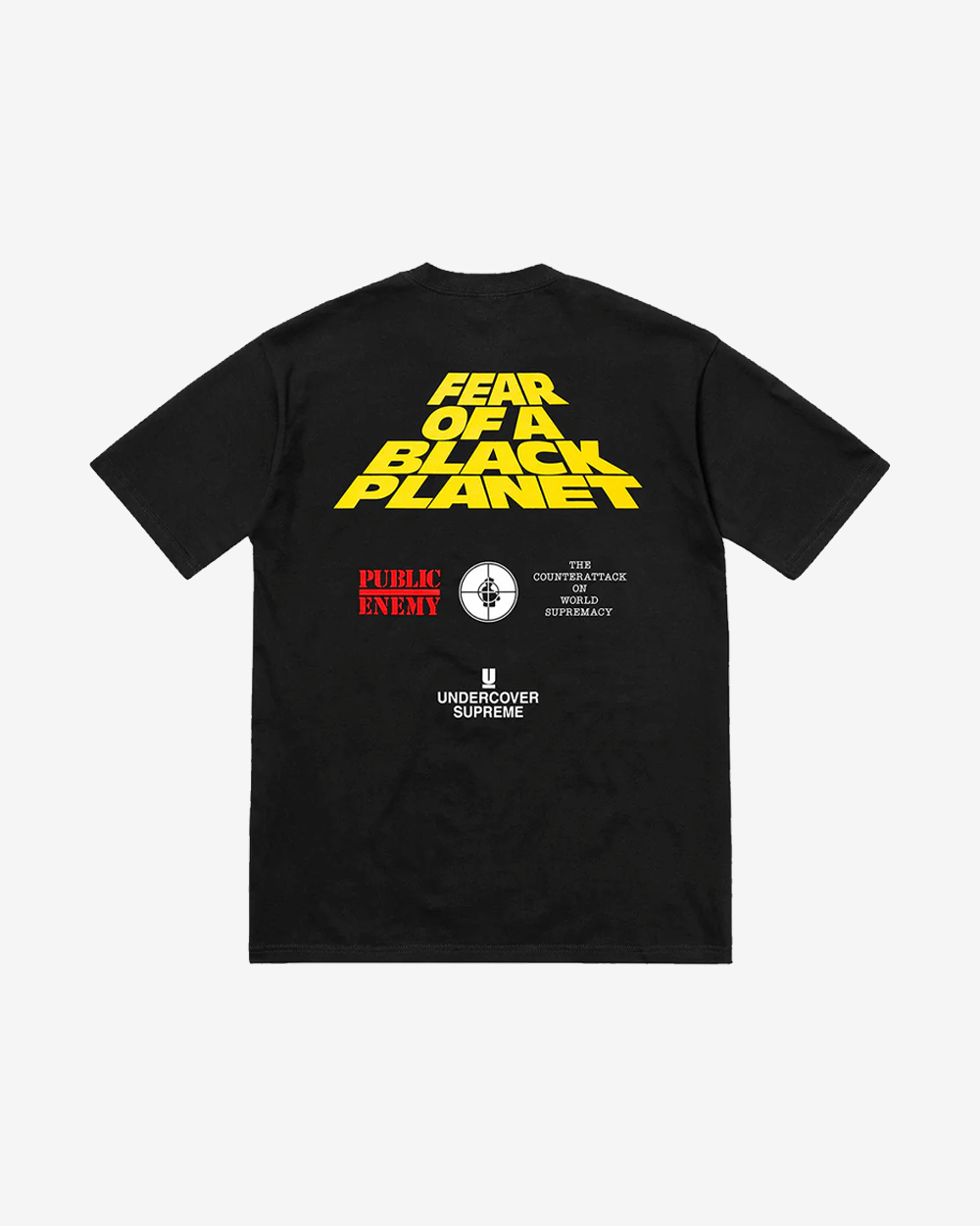 SUPREME x UNDERCOVER SS18 PUBLIC ENEMY WHITE HOUSE BLACK T-Shirt
