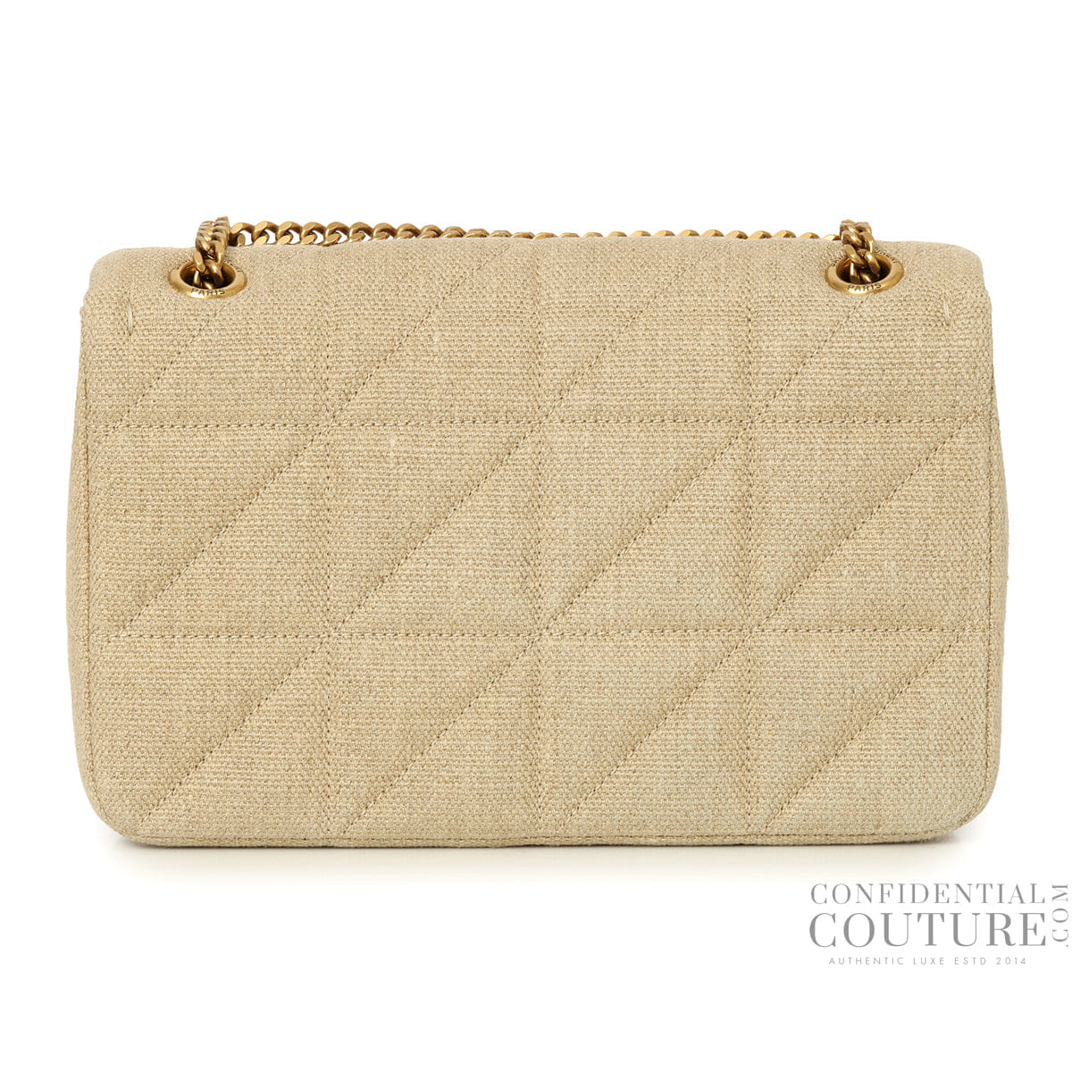 Yves Saint Laurent Jamie Linen Shoulder Bag