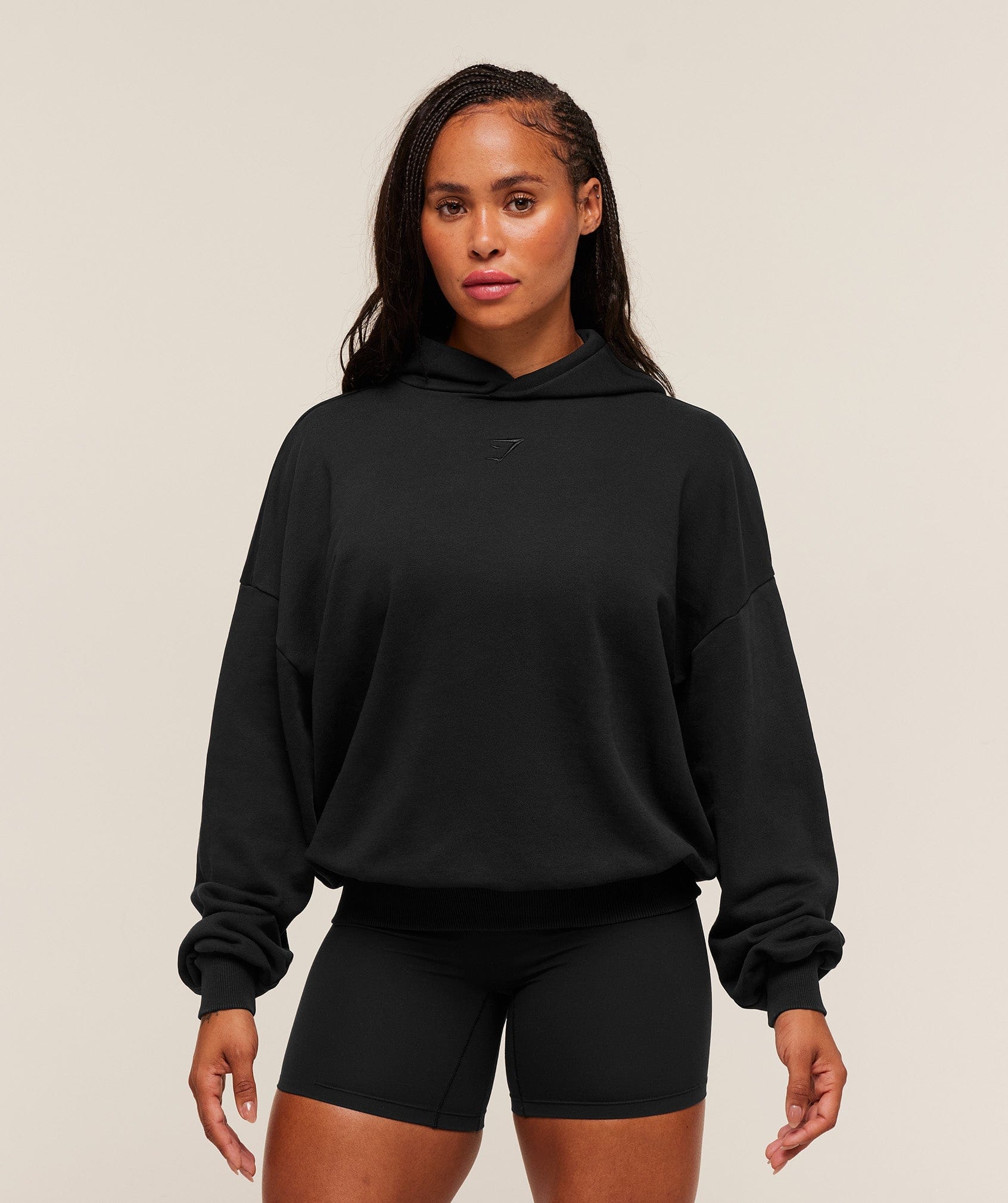 Gymshark Women's Gymshark Power Washed Oversized Hoodie Black