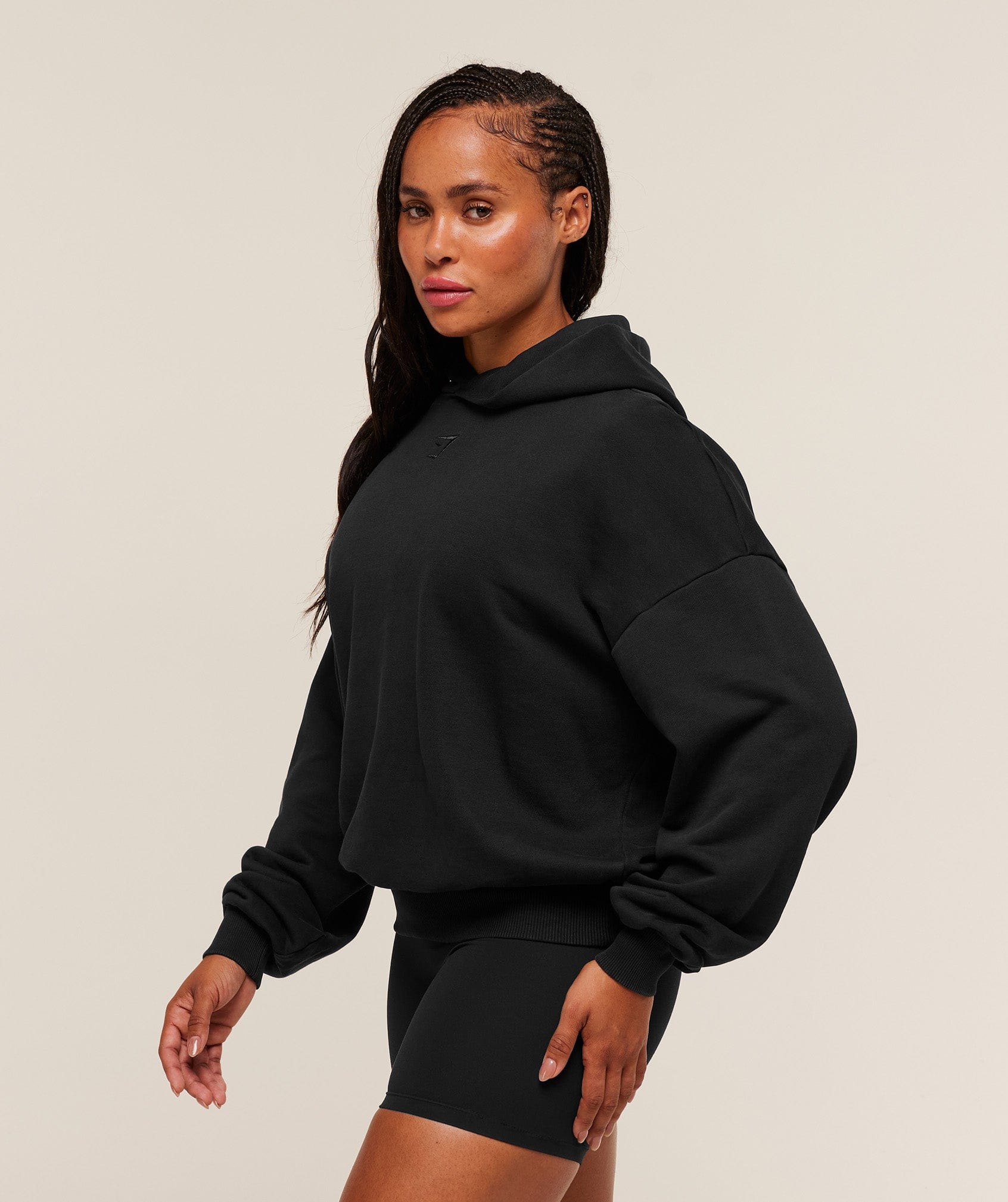 Gymshark Women's Gymshark Power Washed Oversized Hoodie Black