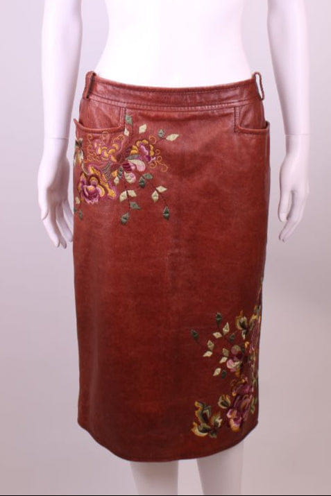 Christian Dior 2005 Collection Embroidered Brown 14
