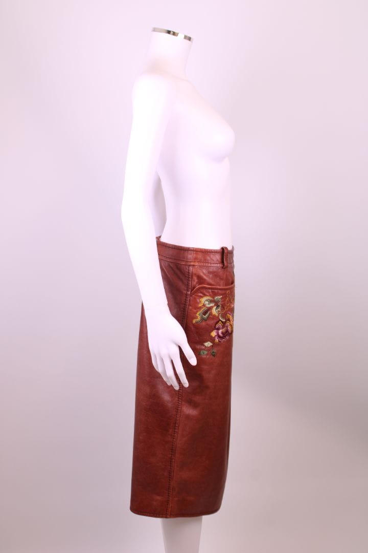 Christian Dior 2005 Collection Embroidered Brown 14