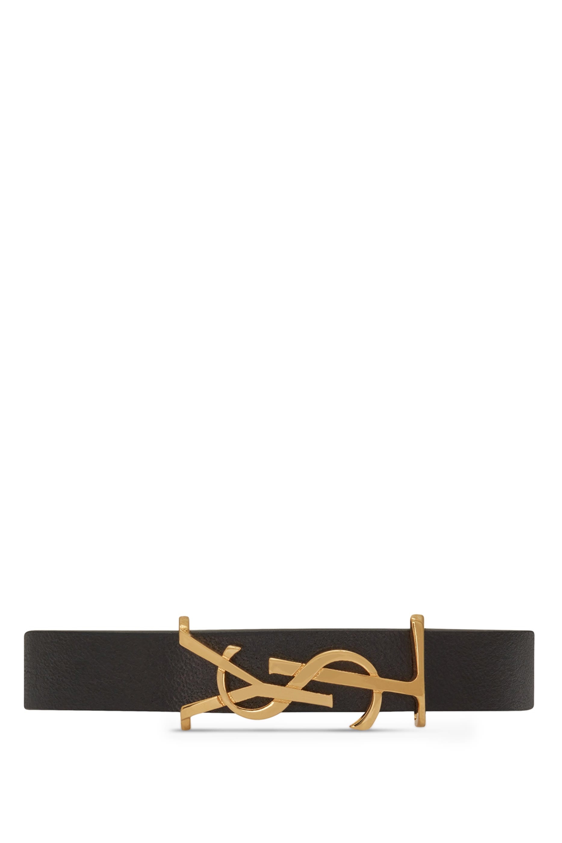Saint Laurent Opyum Leather Bracelet