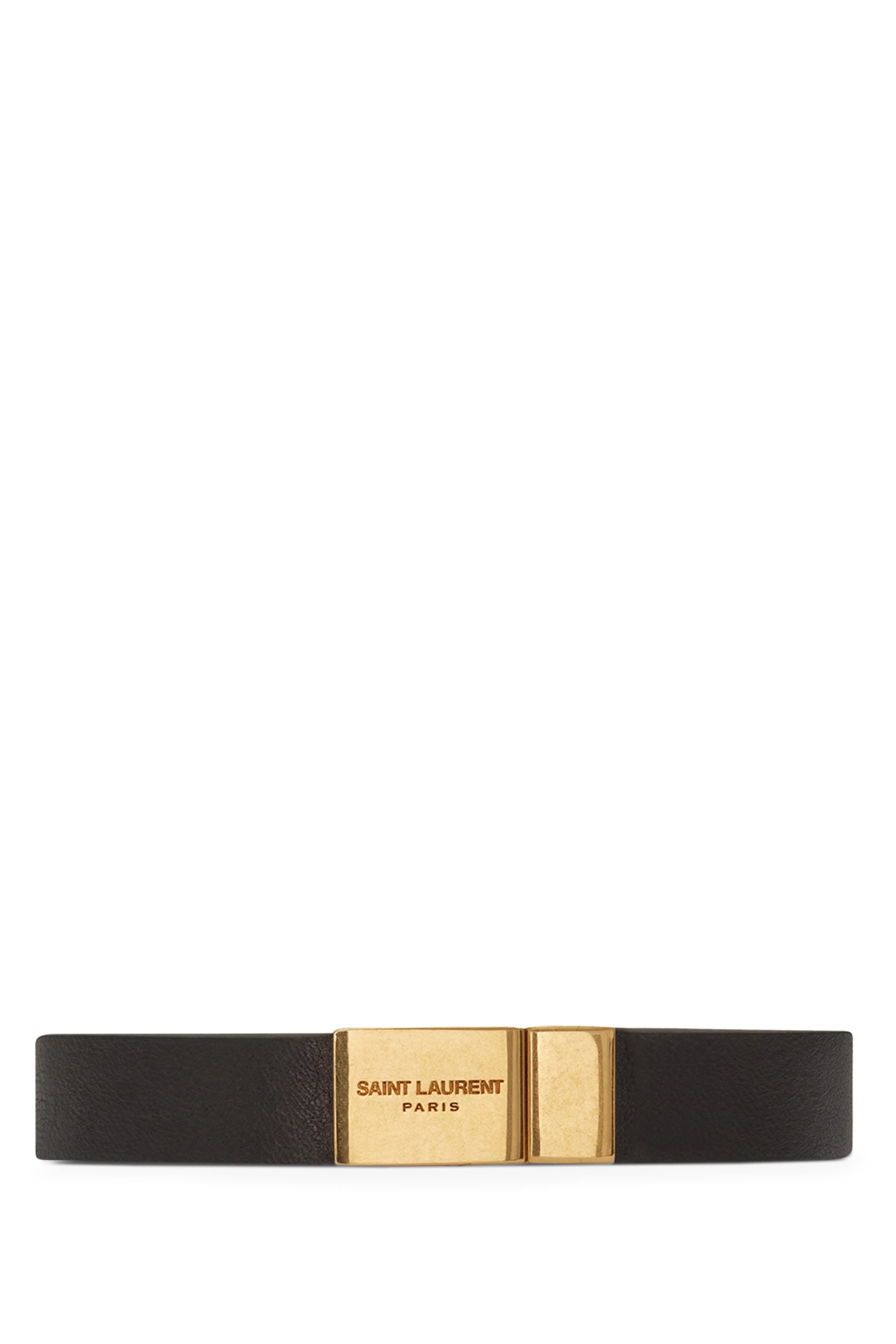 Saint Laurent Opyum Leather Bracelet
