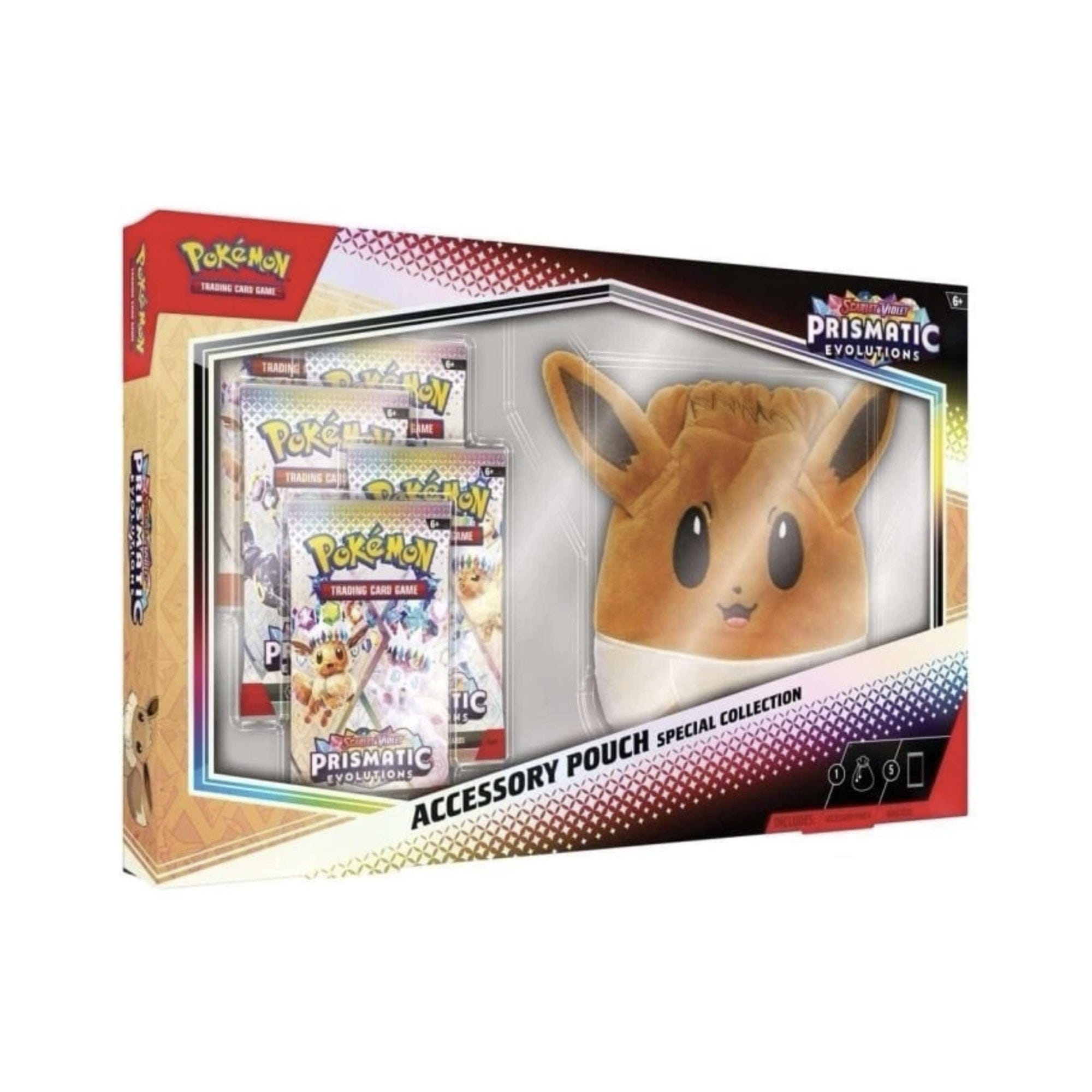 Pokémon TCG Scarlet & Violet Prismatic Evolutions Accessory Pouch Special Collection