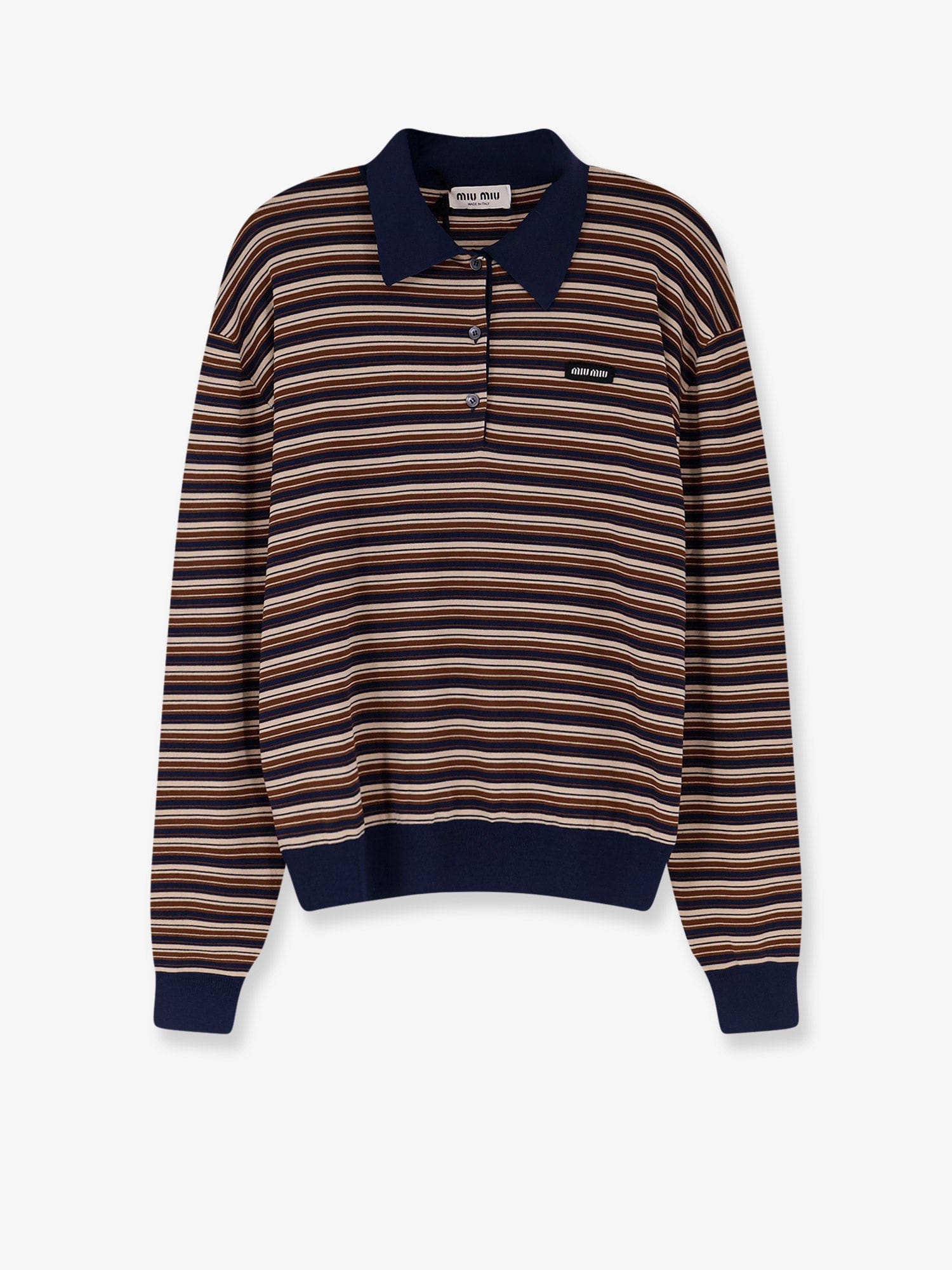 MIU MIU Virgin wool polo shirt
