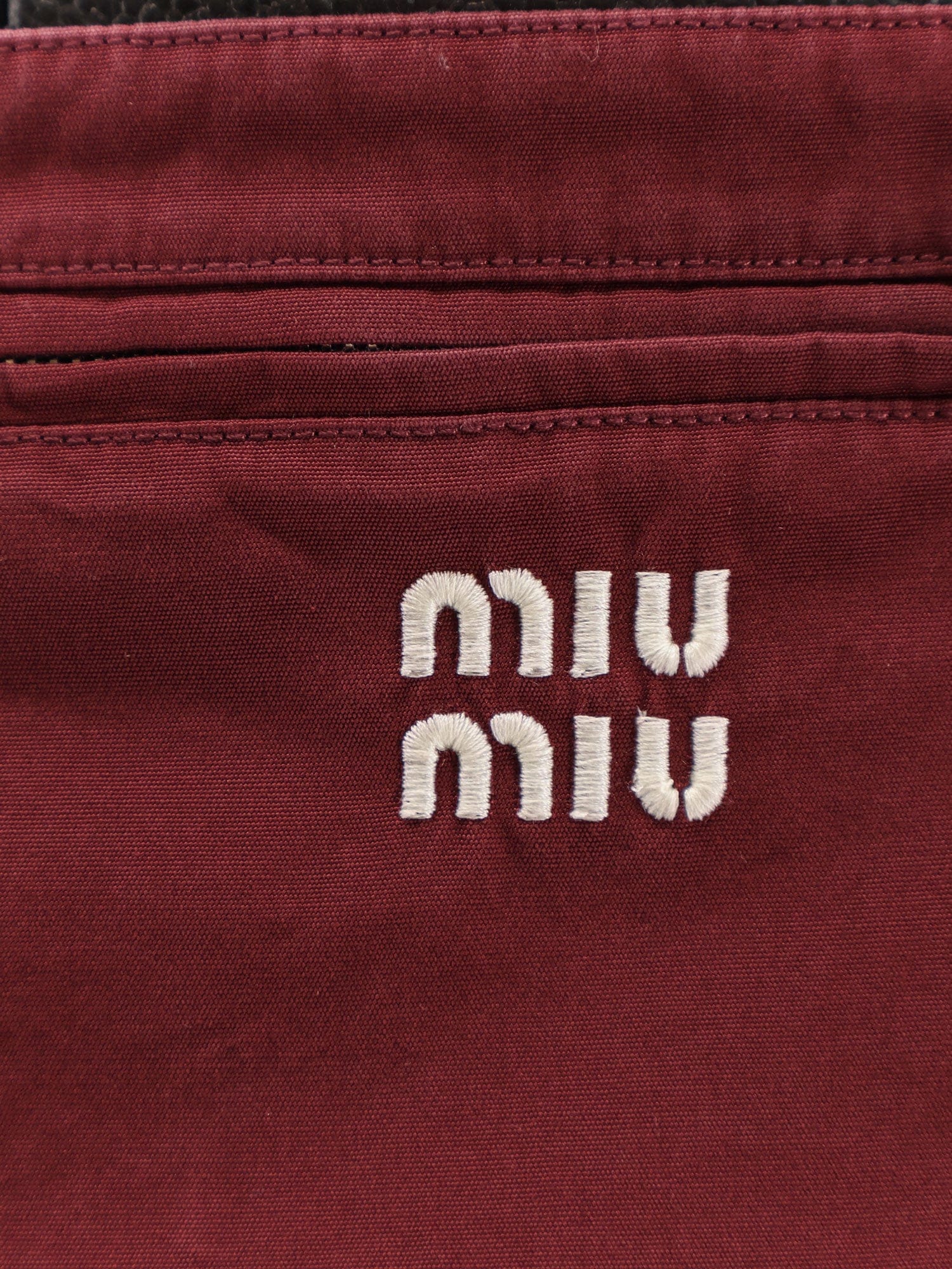 MIU MIU Cotton mini skirt