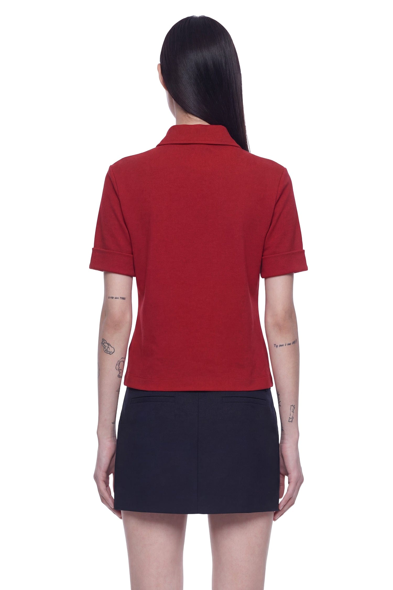 MIU MIU Technical Jersey Polo Shirt